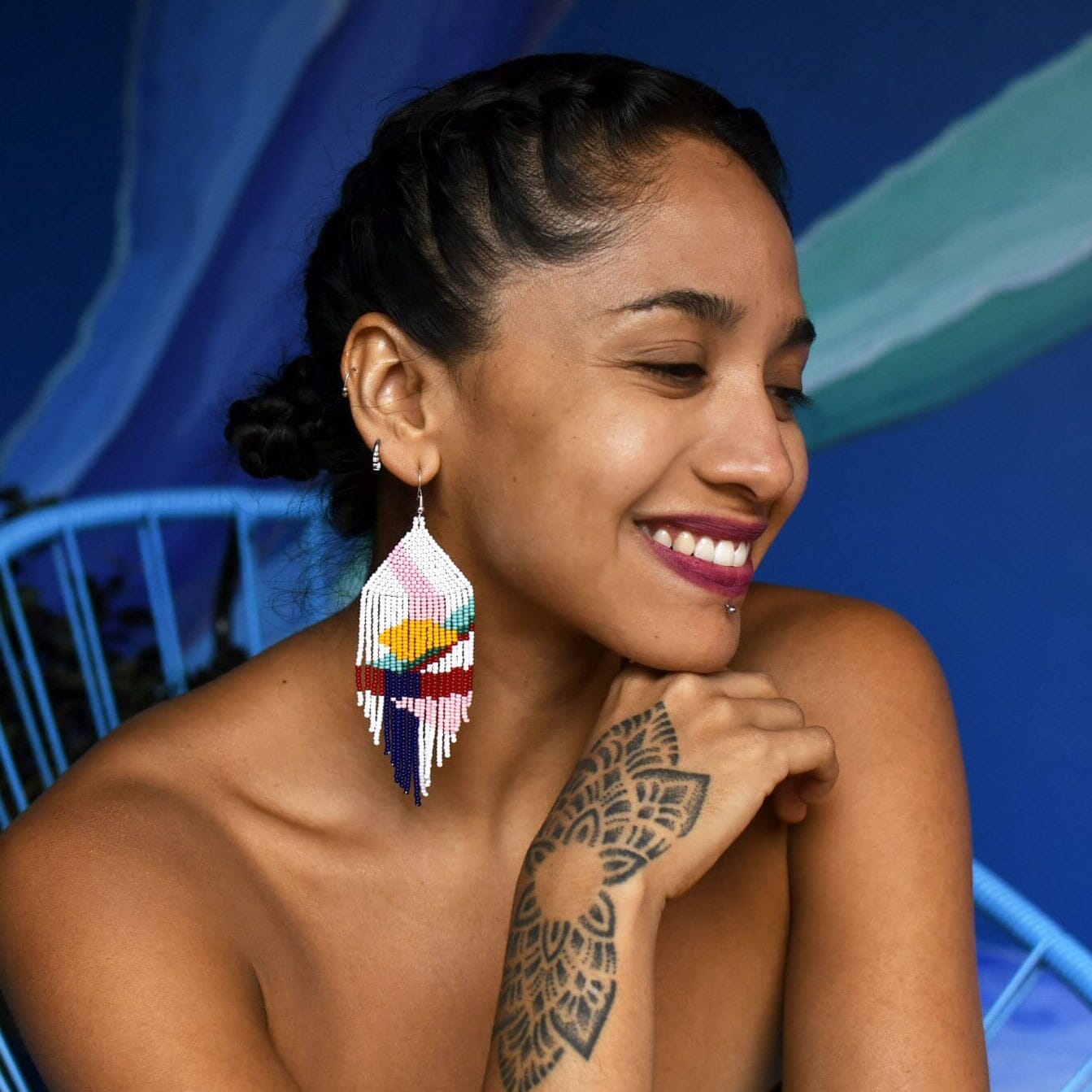 Abstract Reality Earring Mother Sierra