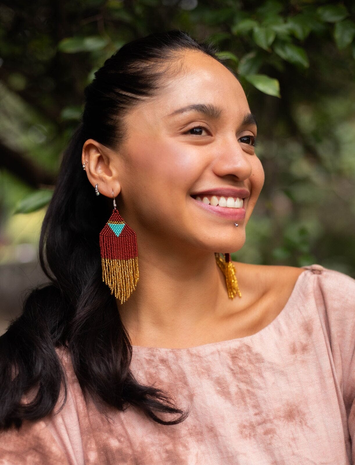 Angkor Wat Earrings Mother Sierra