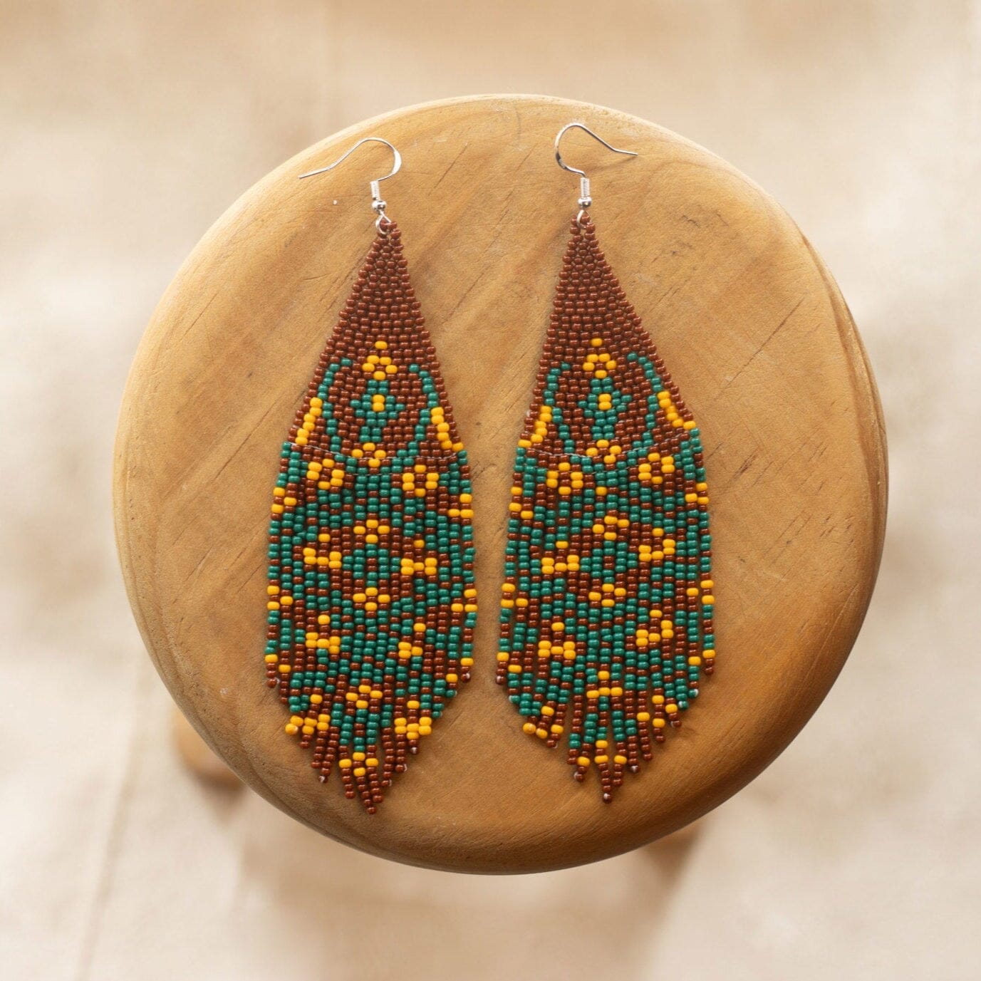 Autumn Leaf Earrings Mother Sierra