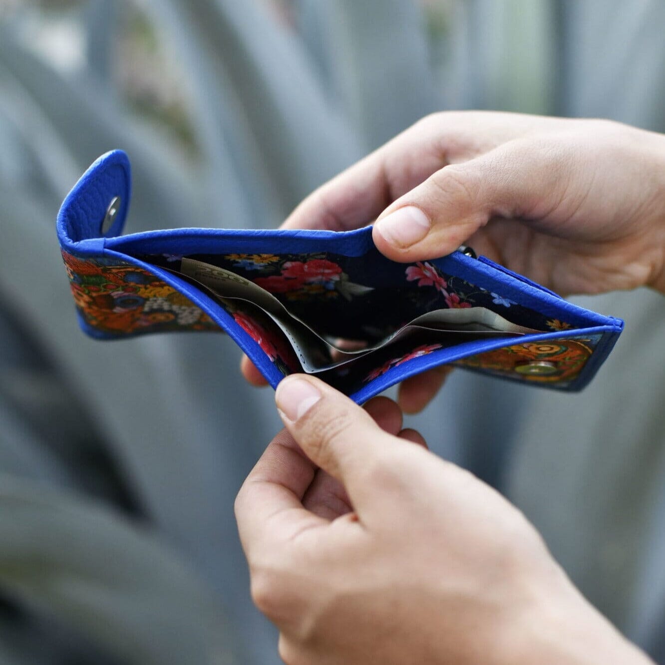 Berry Basket Leather Art Wallet Wallet Mother Sierra