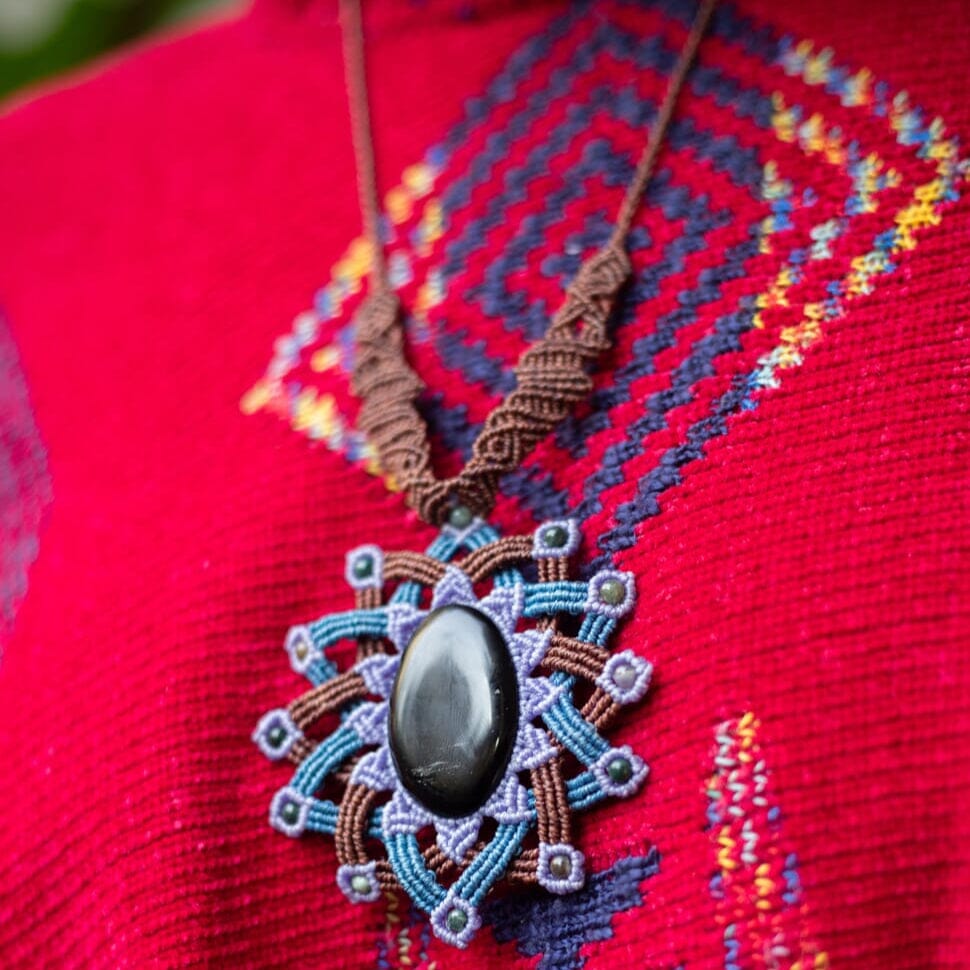 Bewitched Macrame Necklace Necklaces Mother Sierra