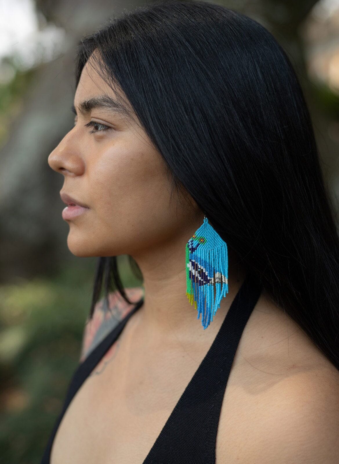 Bird of Paradise Earrings Mother Sierra