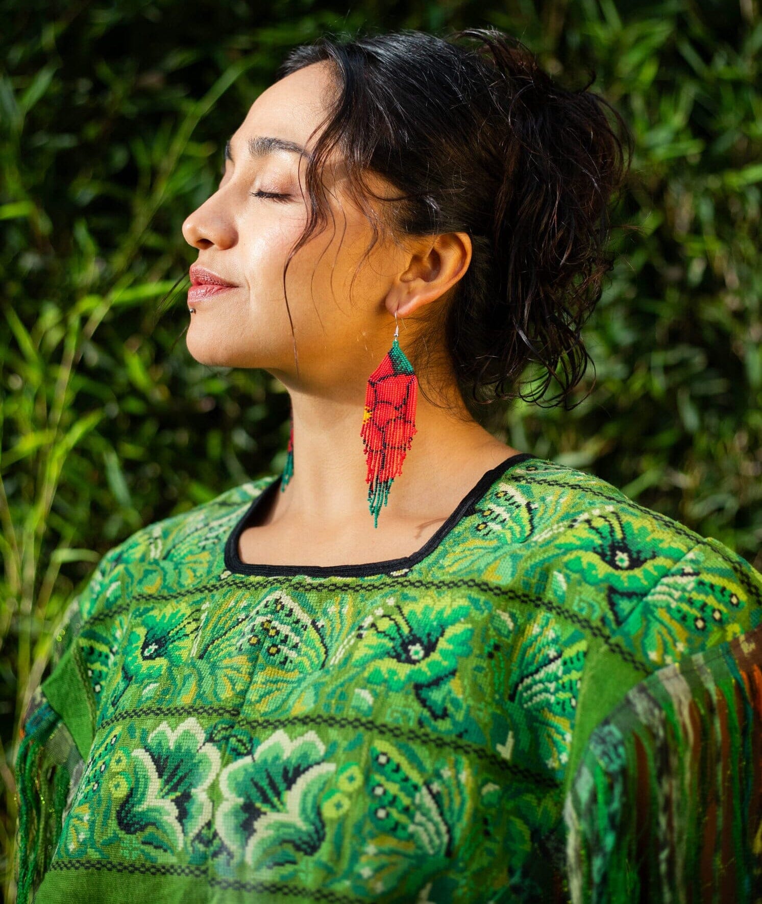 Blazing Honeycomb Earrings Mother Sierra