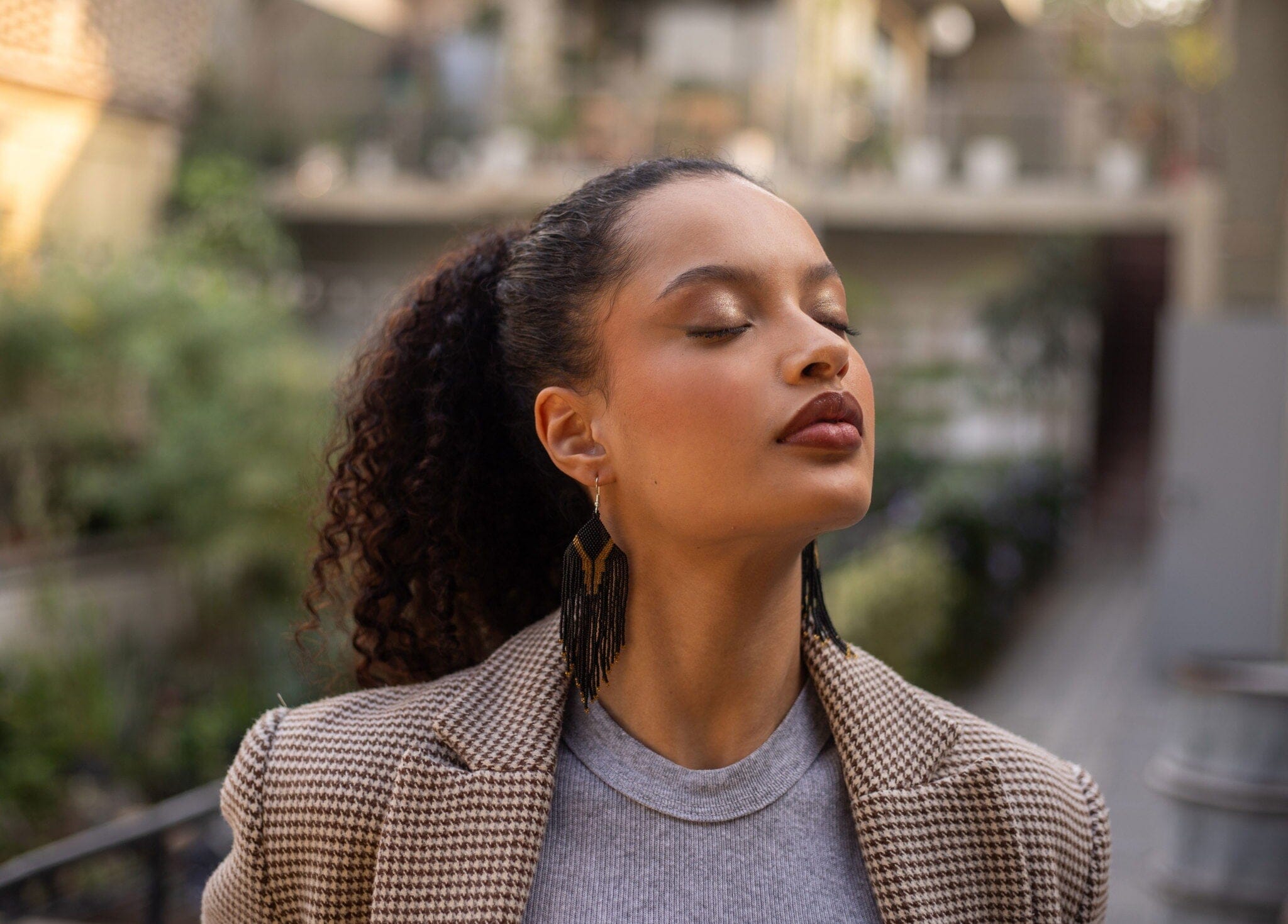 Cashmere Earrings Mother Sierra