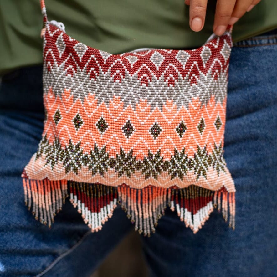 Coral Illusion Beaded Purses Mother Sierra