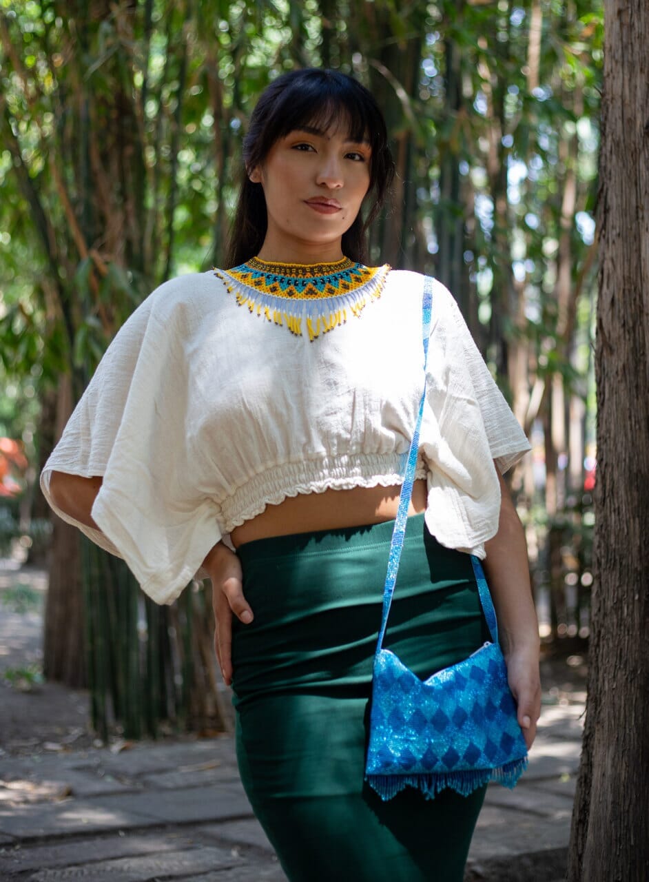 Crystal Gem Beaded Purses Mother Sierra