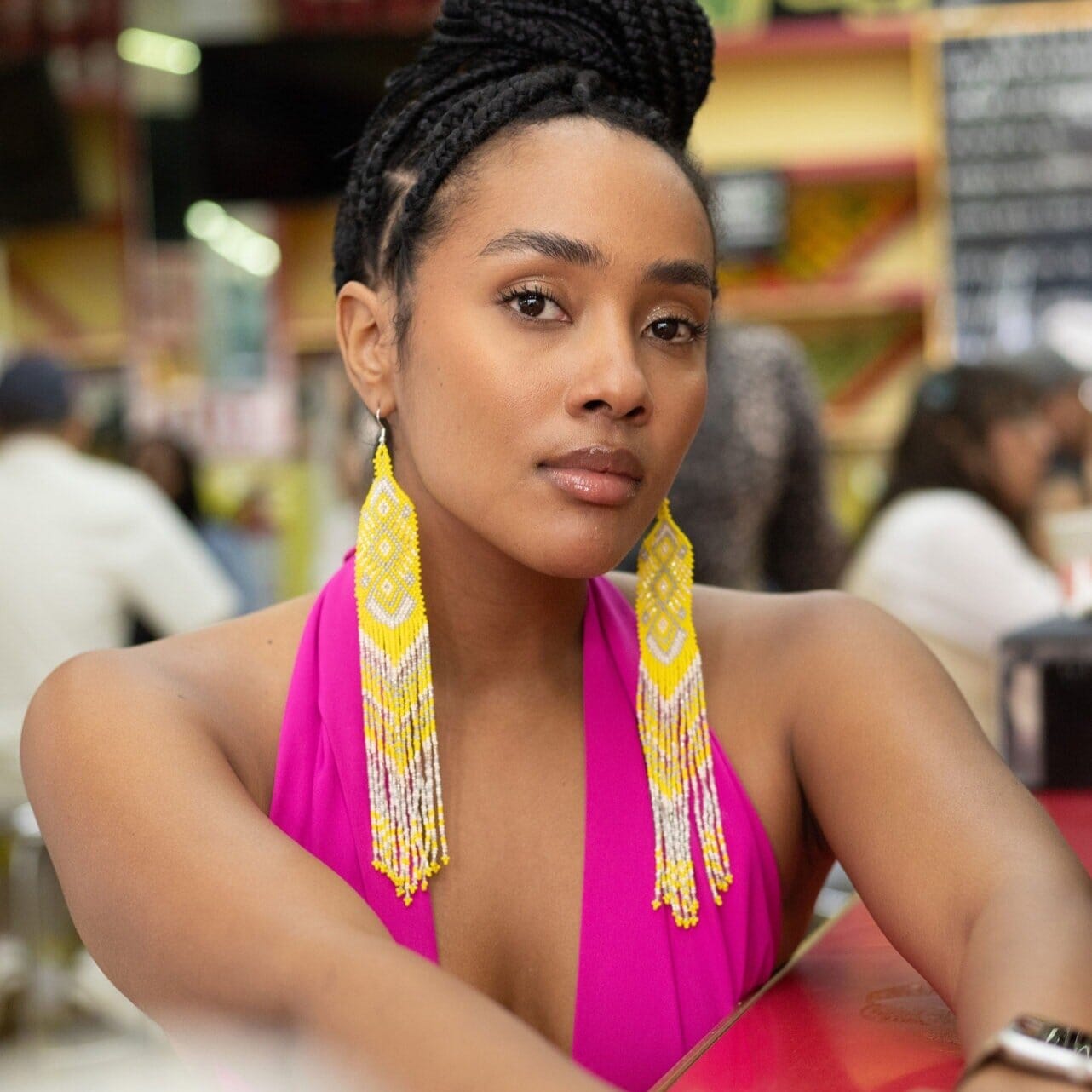 Daffodil Prism Earrings Mother Sierra