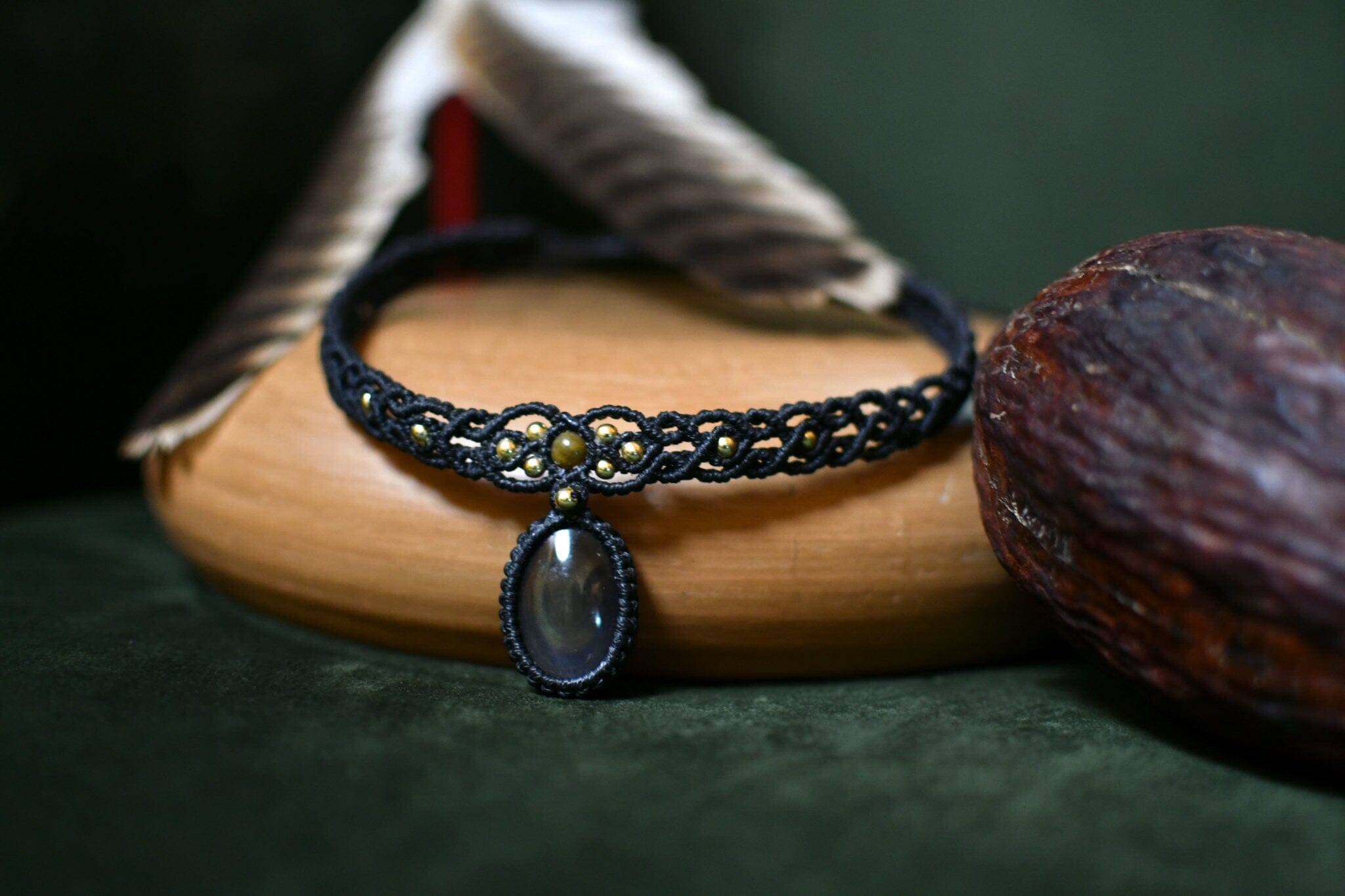 Duchess Macrame Choker Necklaces Mother Sierra