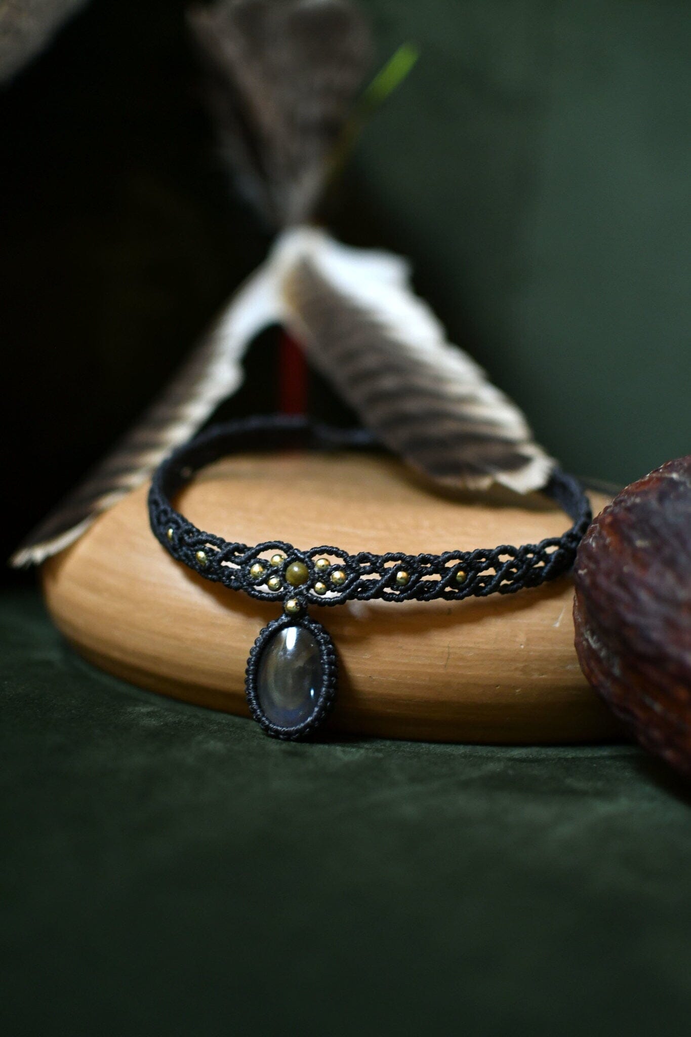 Duchess Macrame Choker Necklaces Mother Sierra