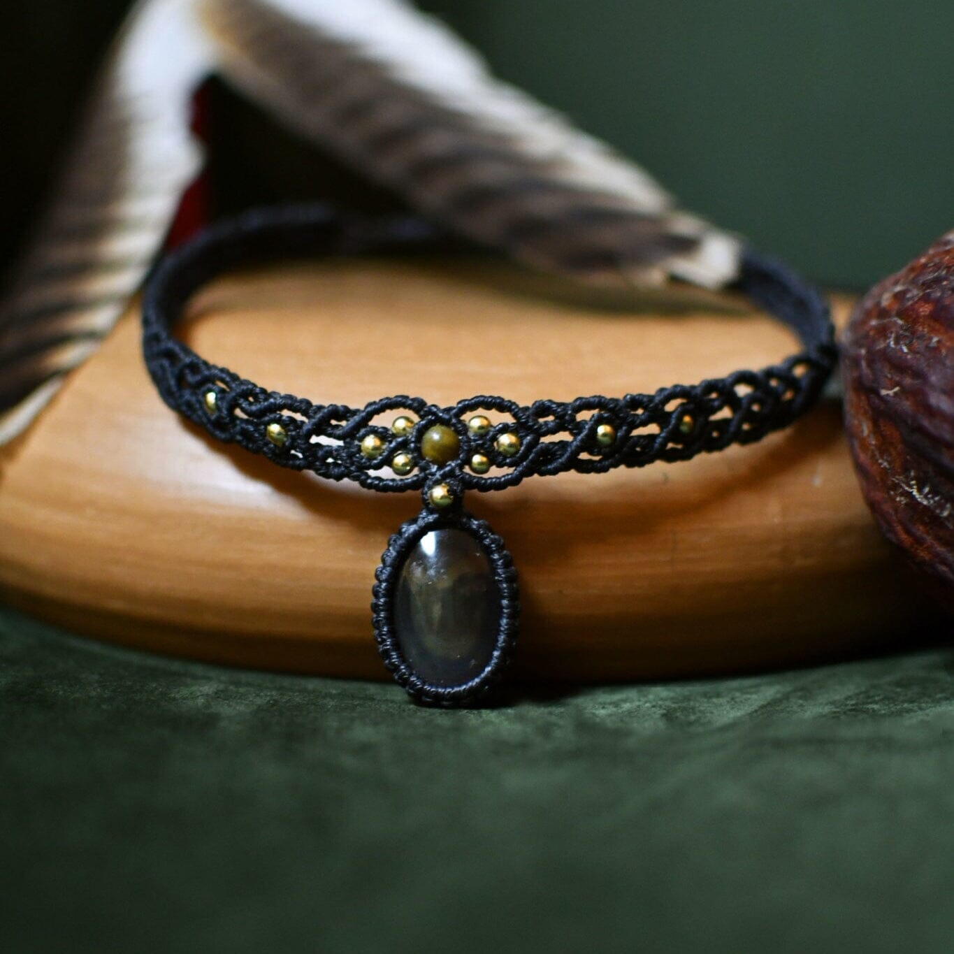 Duchess Macrame Choker Necklaces Mother Sierra