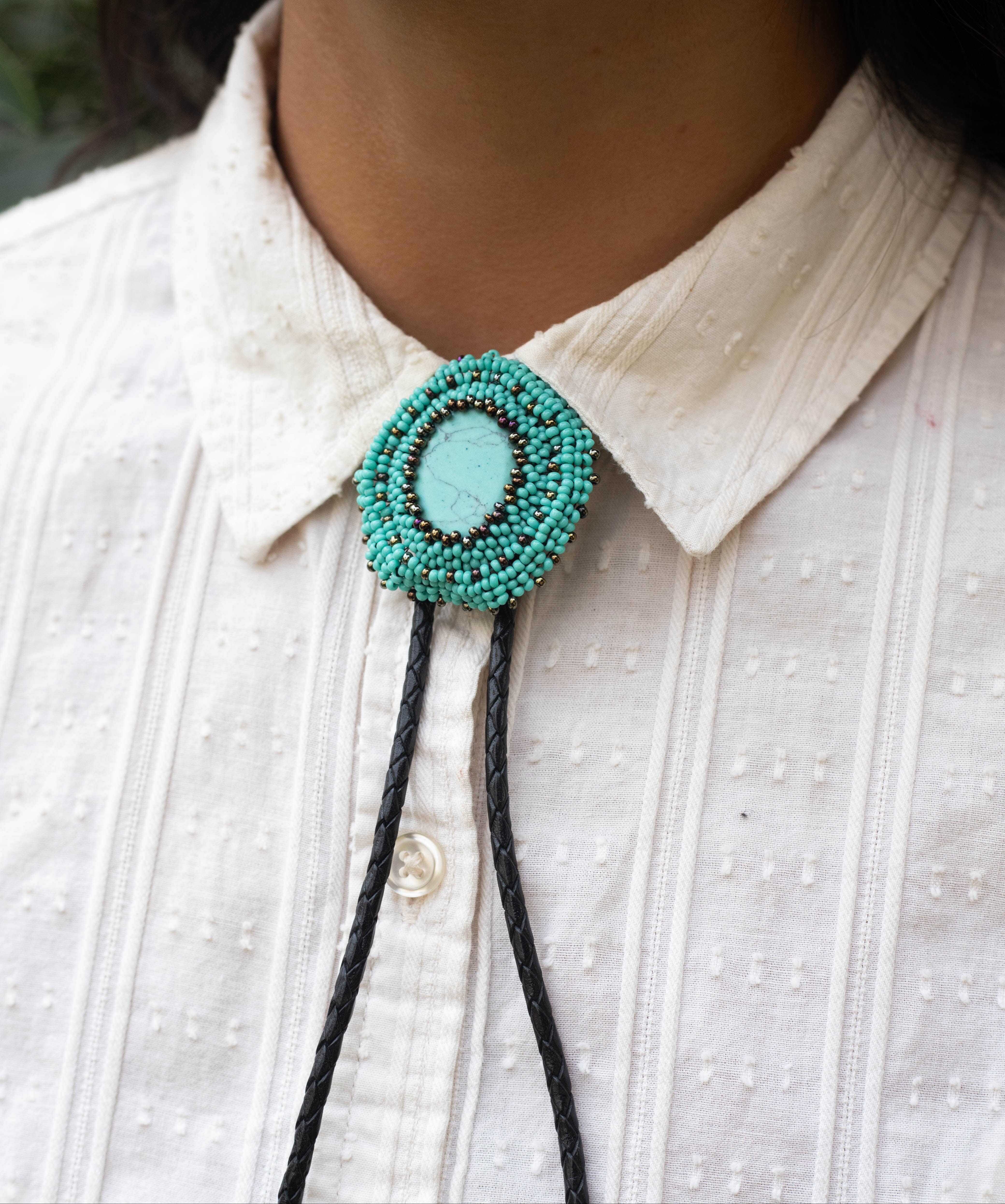 Eilat Stone Bolo Tie Necktie Mother Sierra