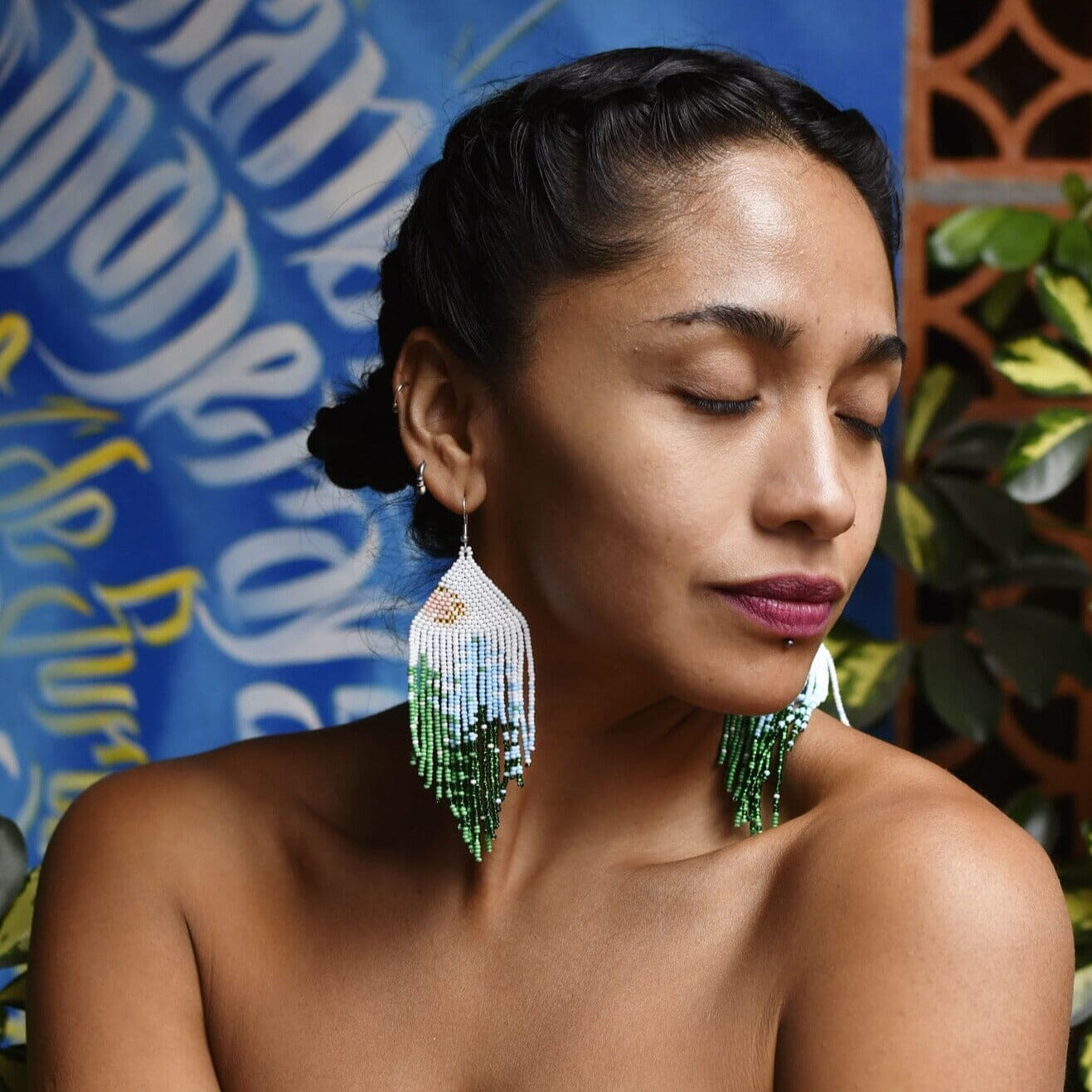 Forest Mist Earring Mother Sierra