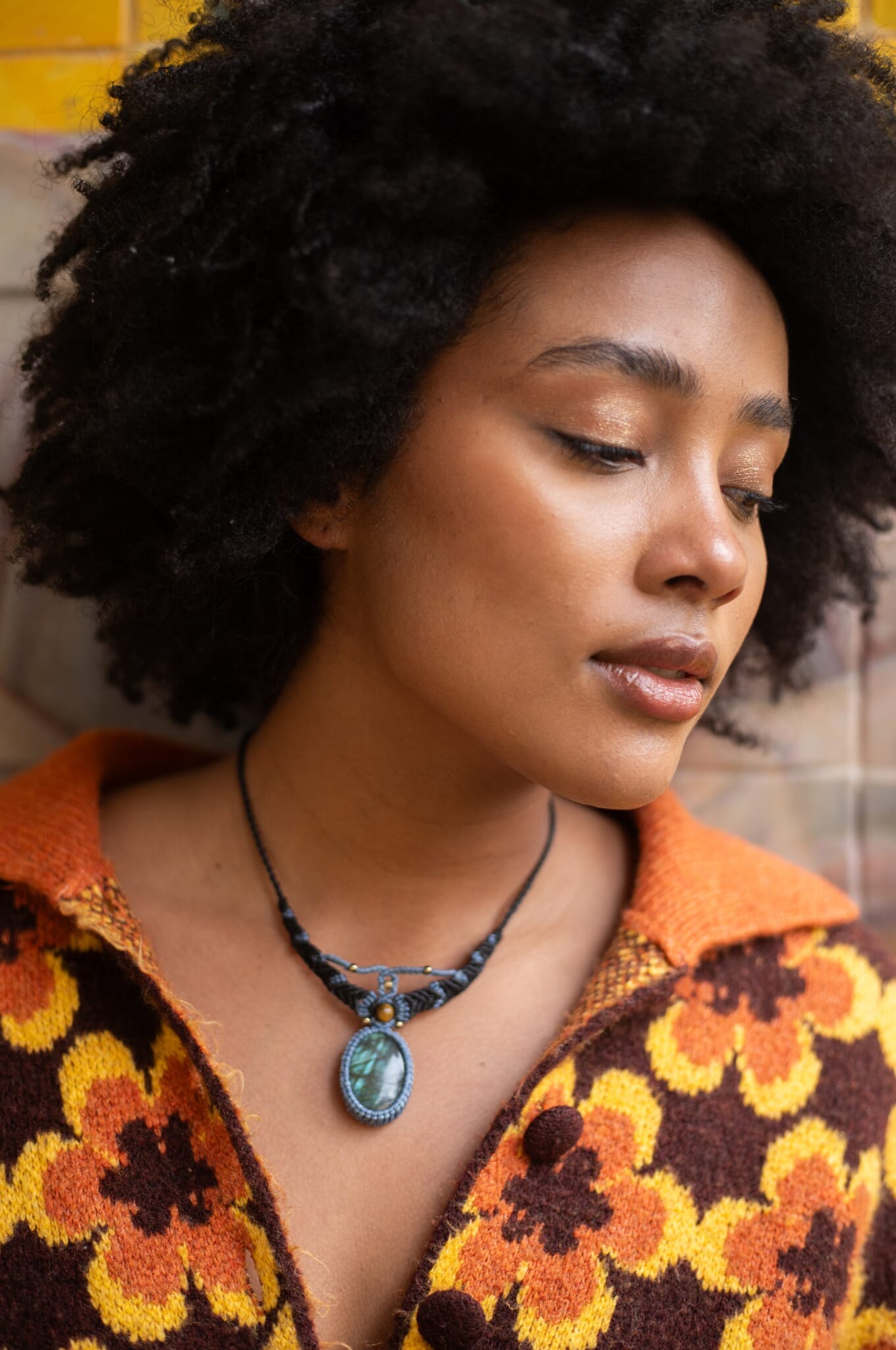 Gothic Grace Macrame Necklace Necklaces Mother Sierra