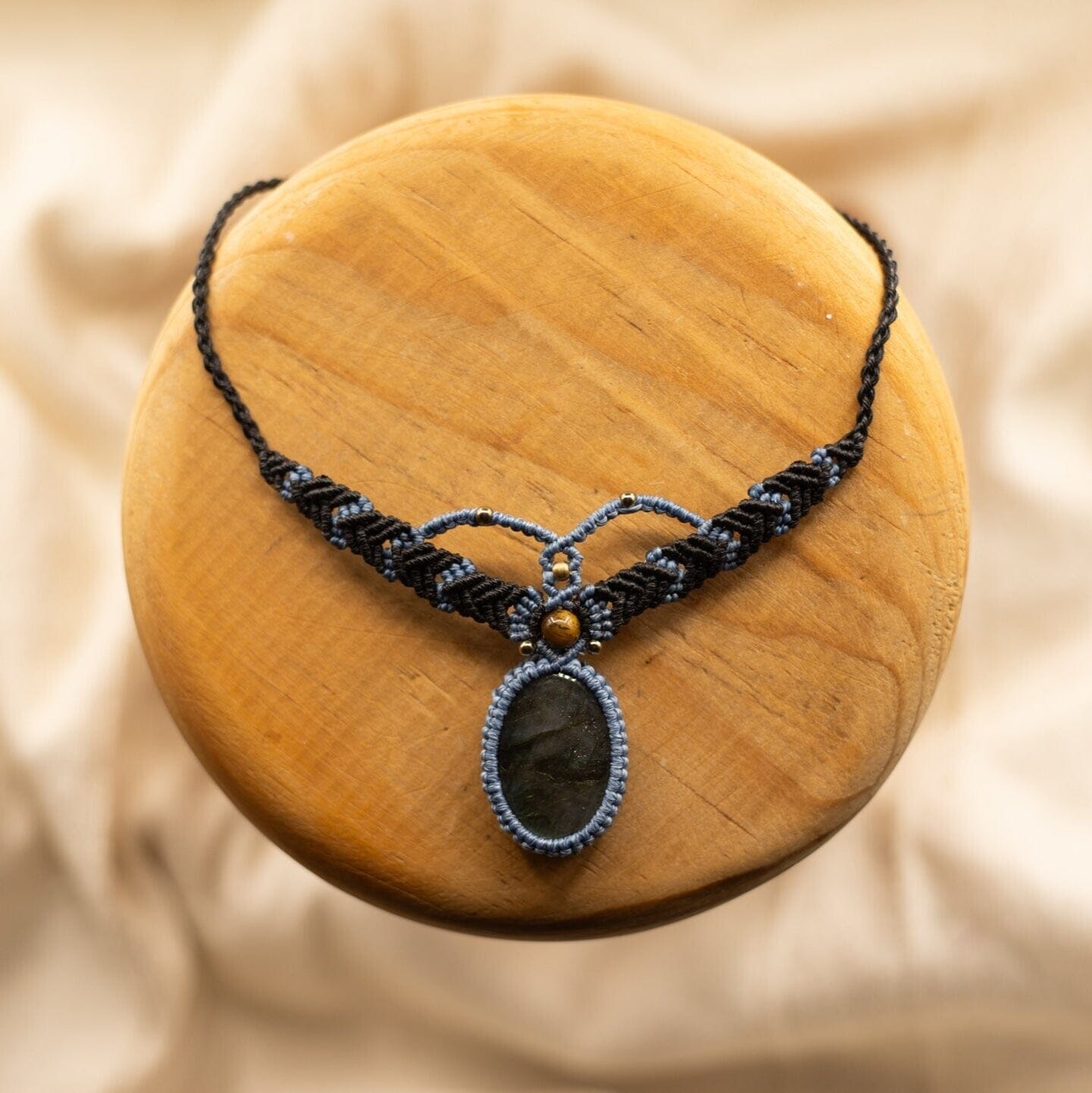 Gothic Grace Macrame Necklace Necklaces Mother Sierra