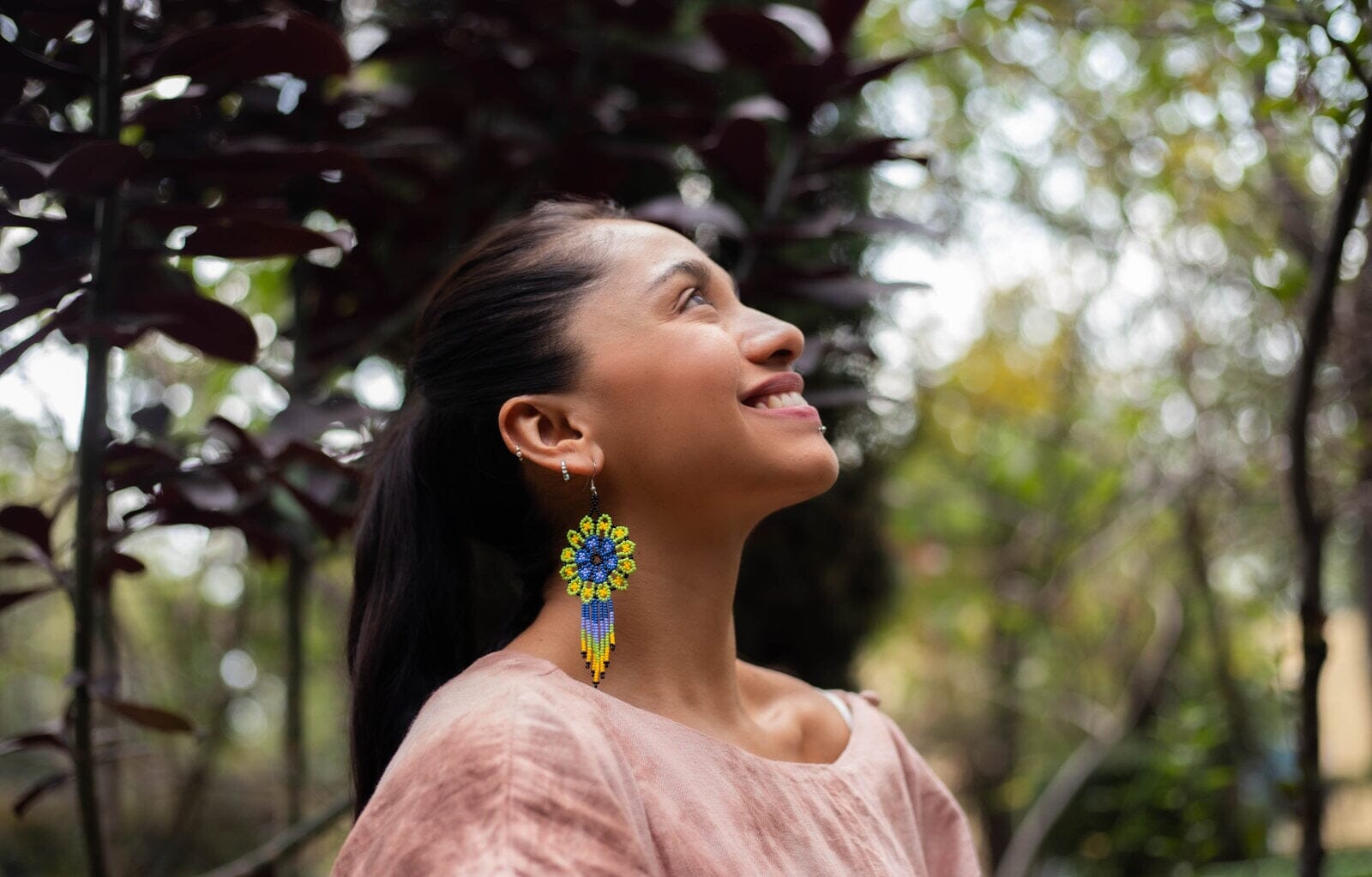 Key Lime Unique Handmade Earrings Mother Sierra