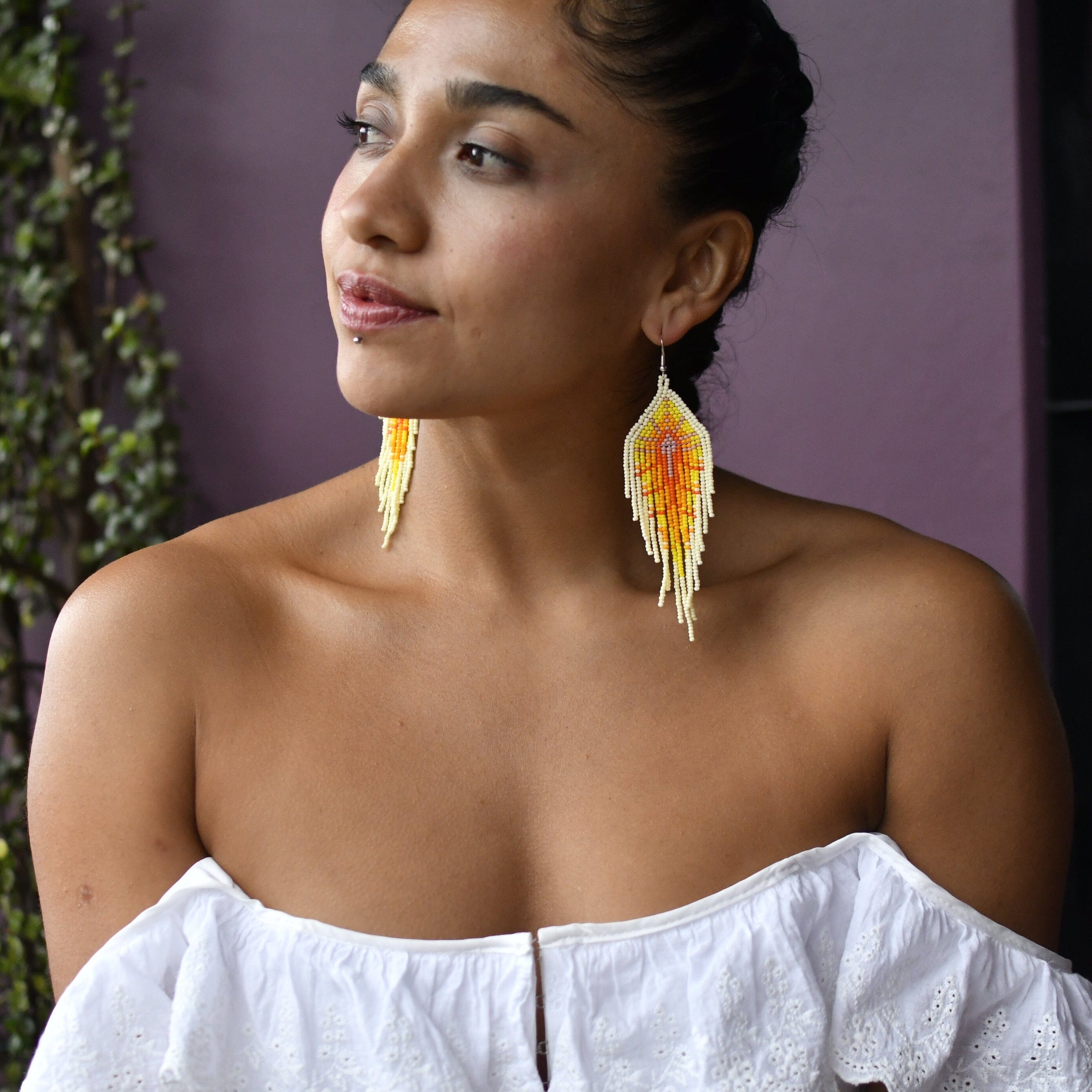 Lemon Meringue Earrings Mother Sierra