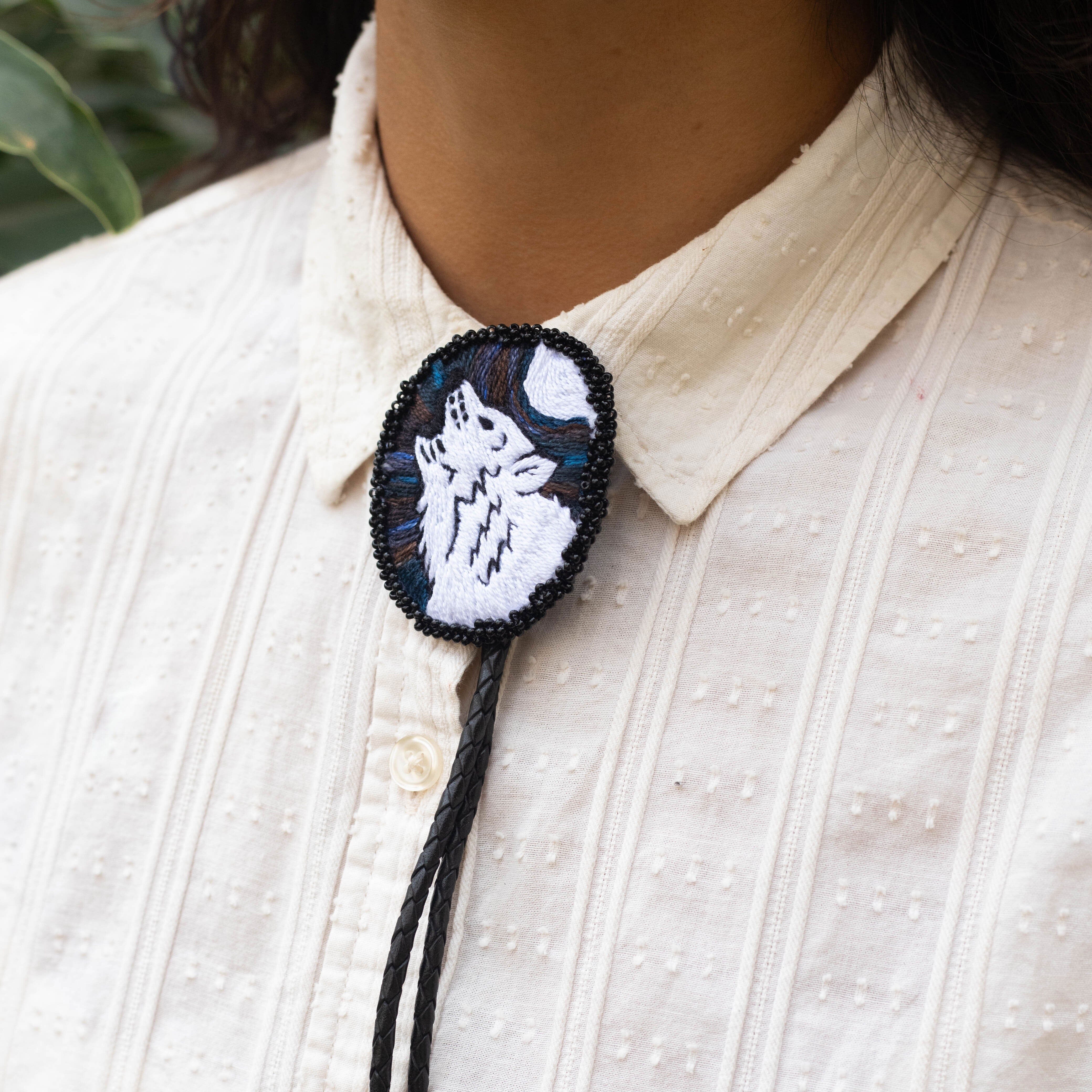 Lobo Bolo Tie Necktie Mother Sierra