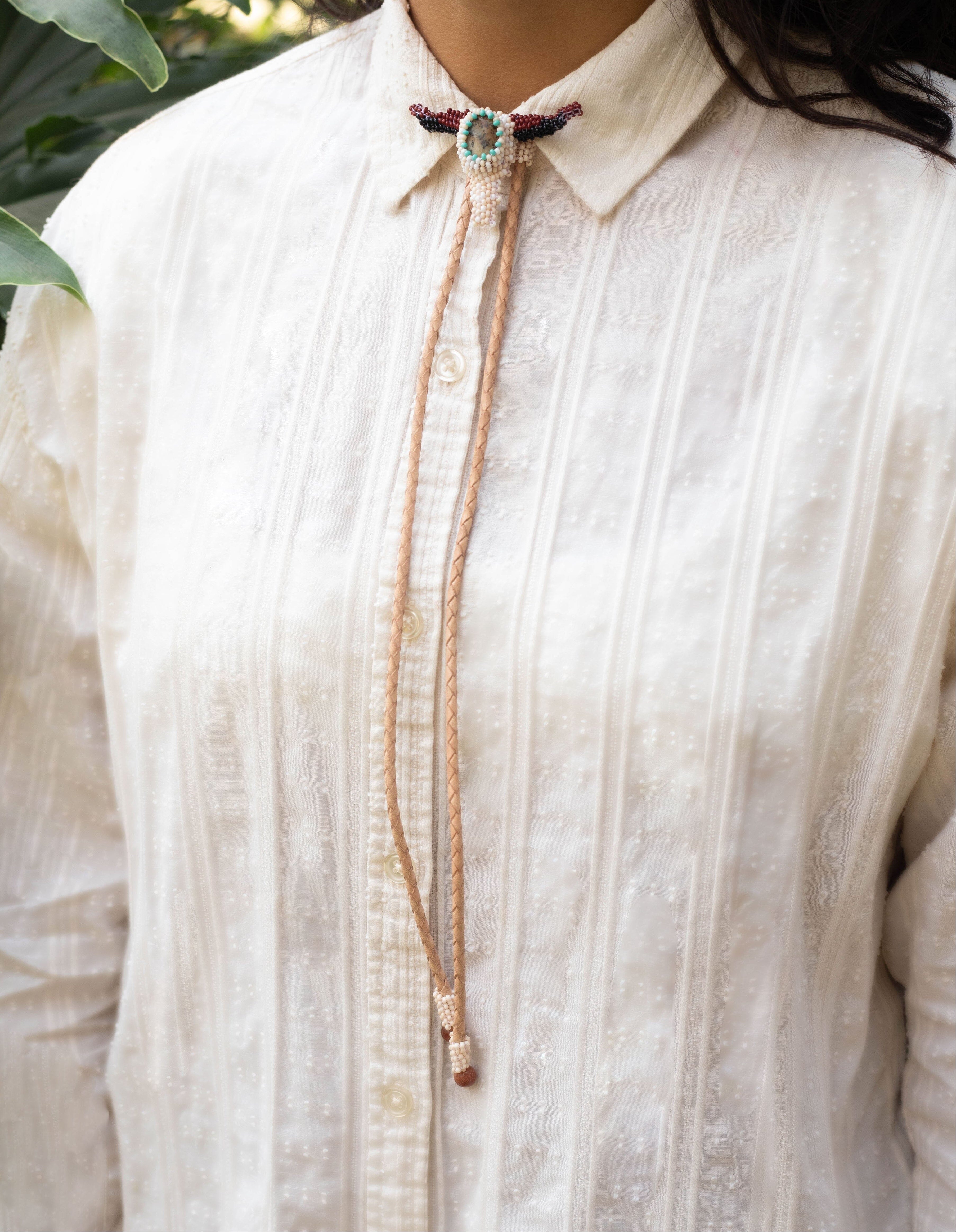 Longhorn Bolo Tie Necktie Mother Sierra