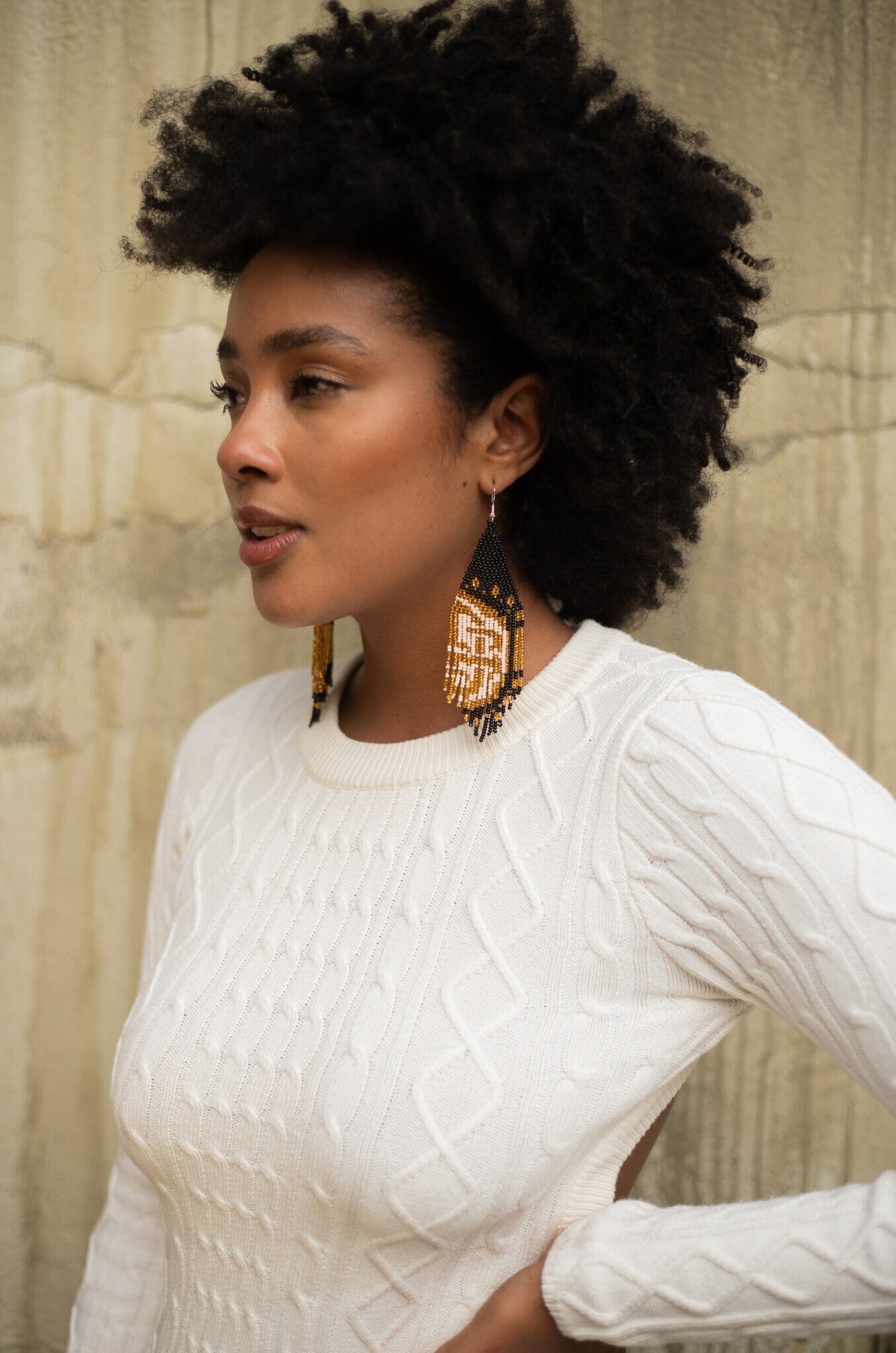 Lotus Earrings Mother Sierra