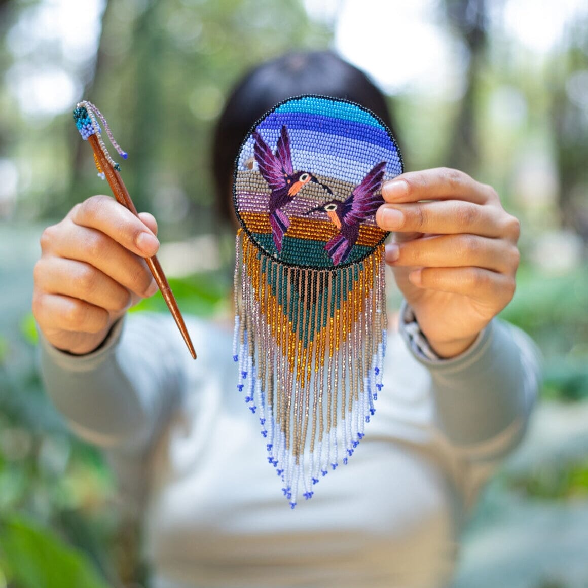 Lovers at Dusk Hair Pieces Mother Sierra