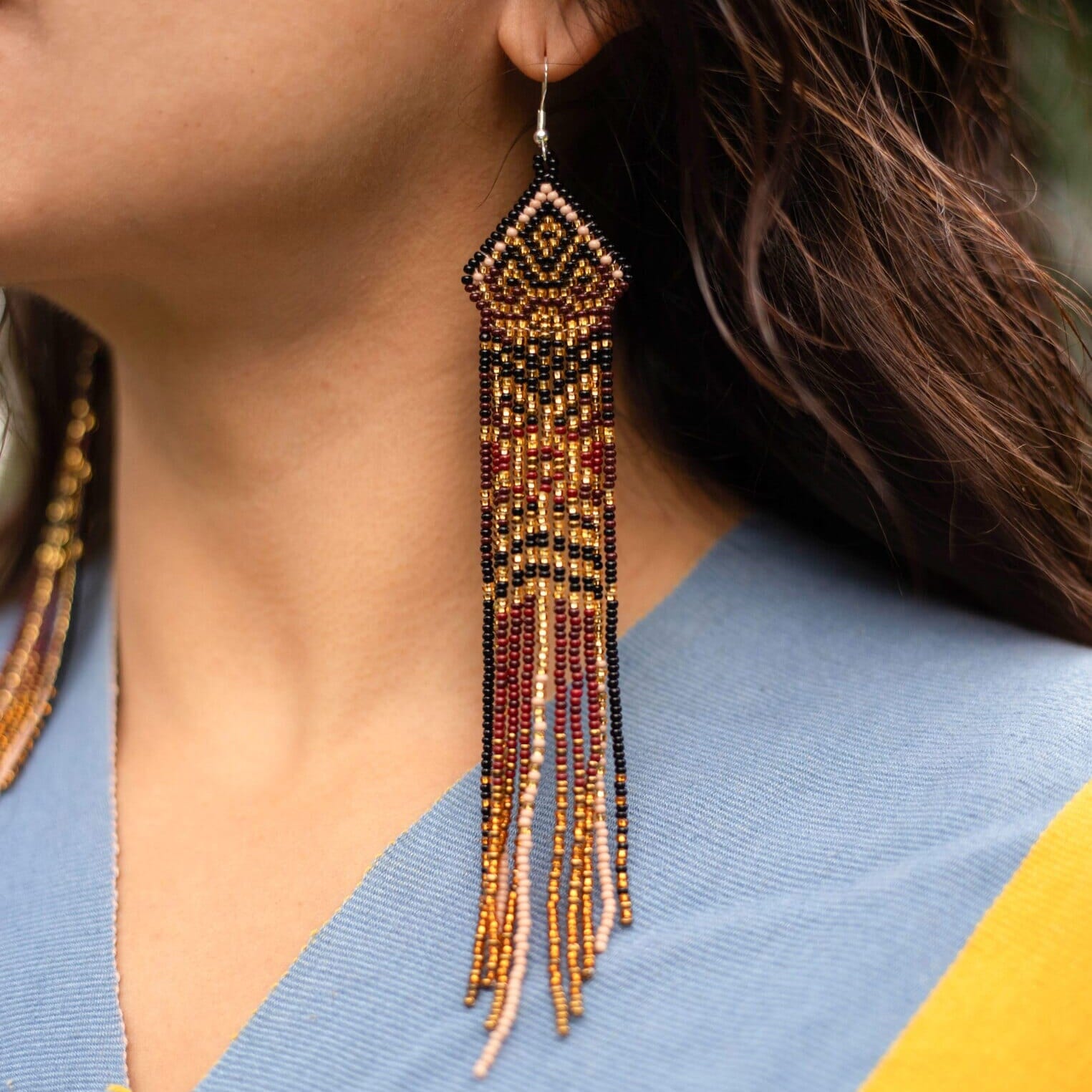 Mink Coat Earrings Mother Sierra