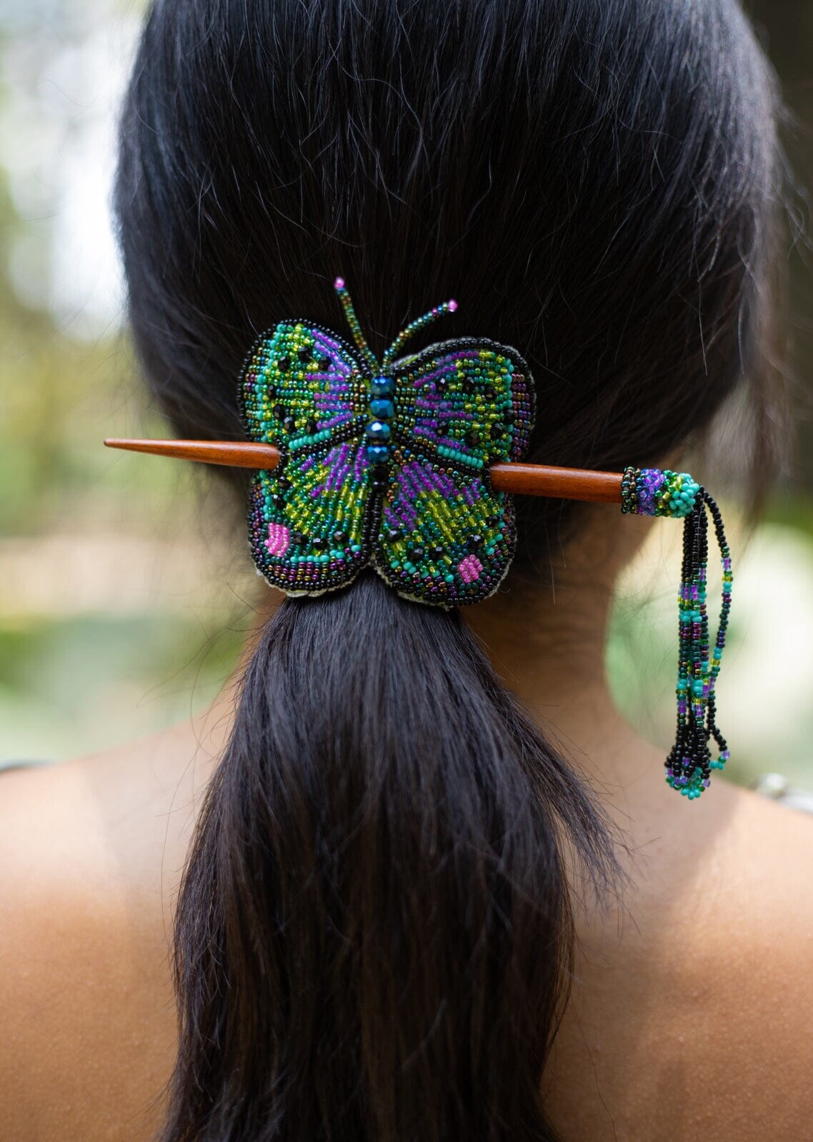 Mother of Pearl Butterfly Hair Pieces Mother Sierra