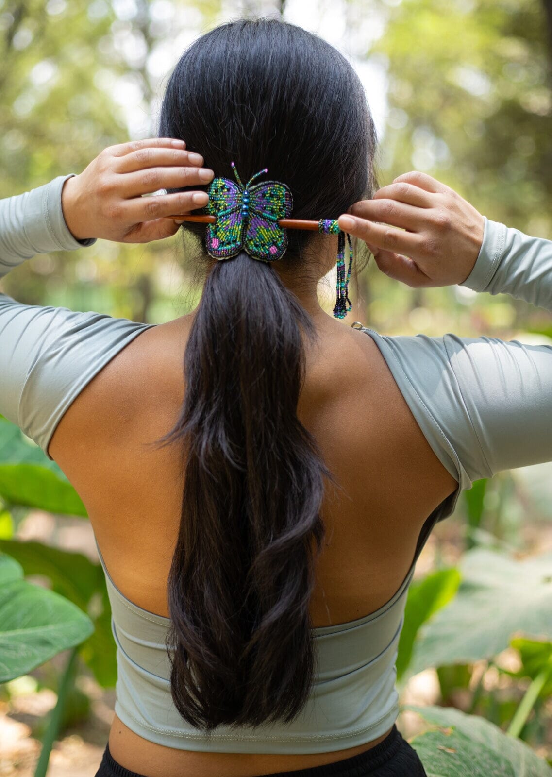 Mother of Pearl Butterfly Hair Pieces Mother Sierra