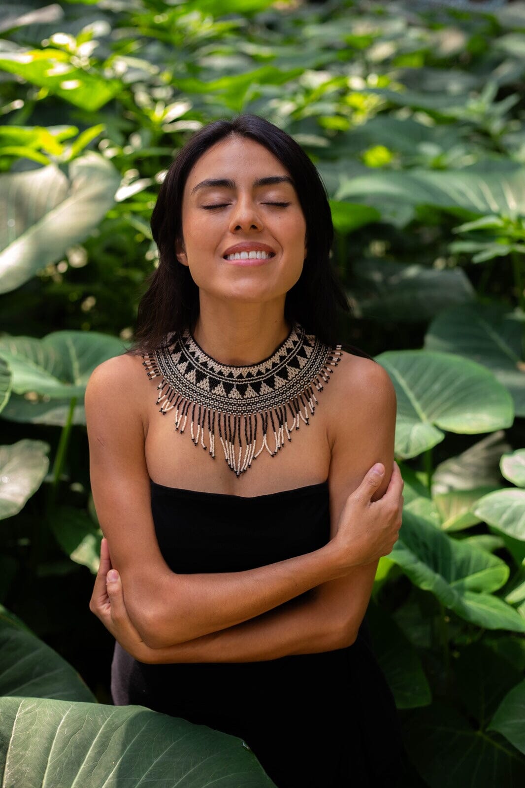 Detailed beaded necklace patterns- nefertitis gold necklaces mother sierra