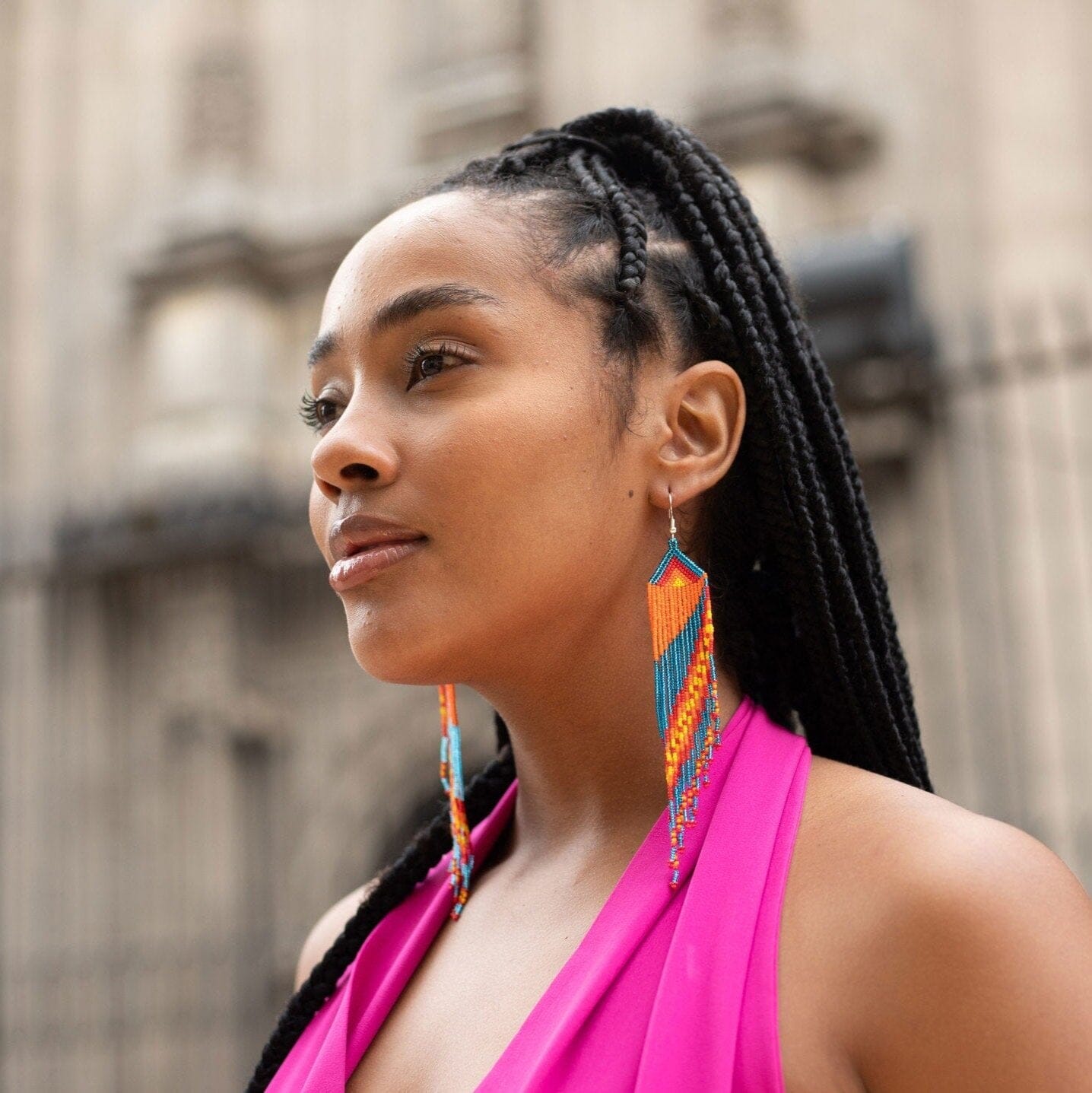 Parrot Tail Earrings Mother Sierra