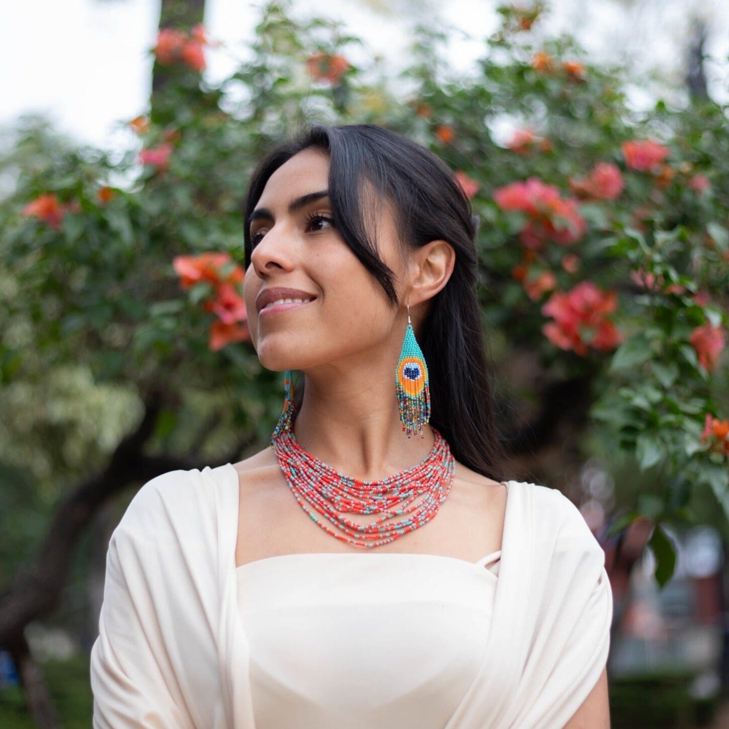 Pavo Real Earrings Mother Sierra