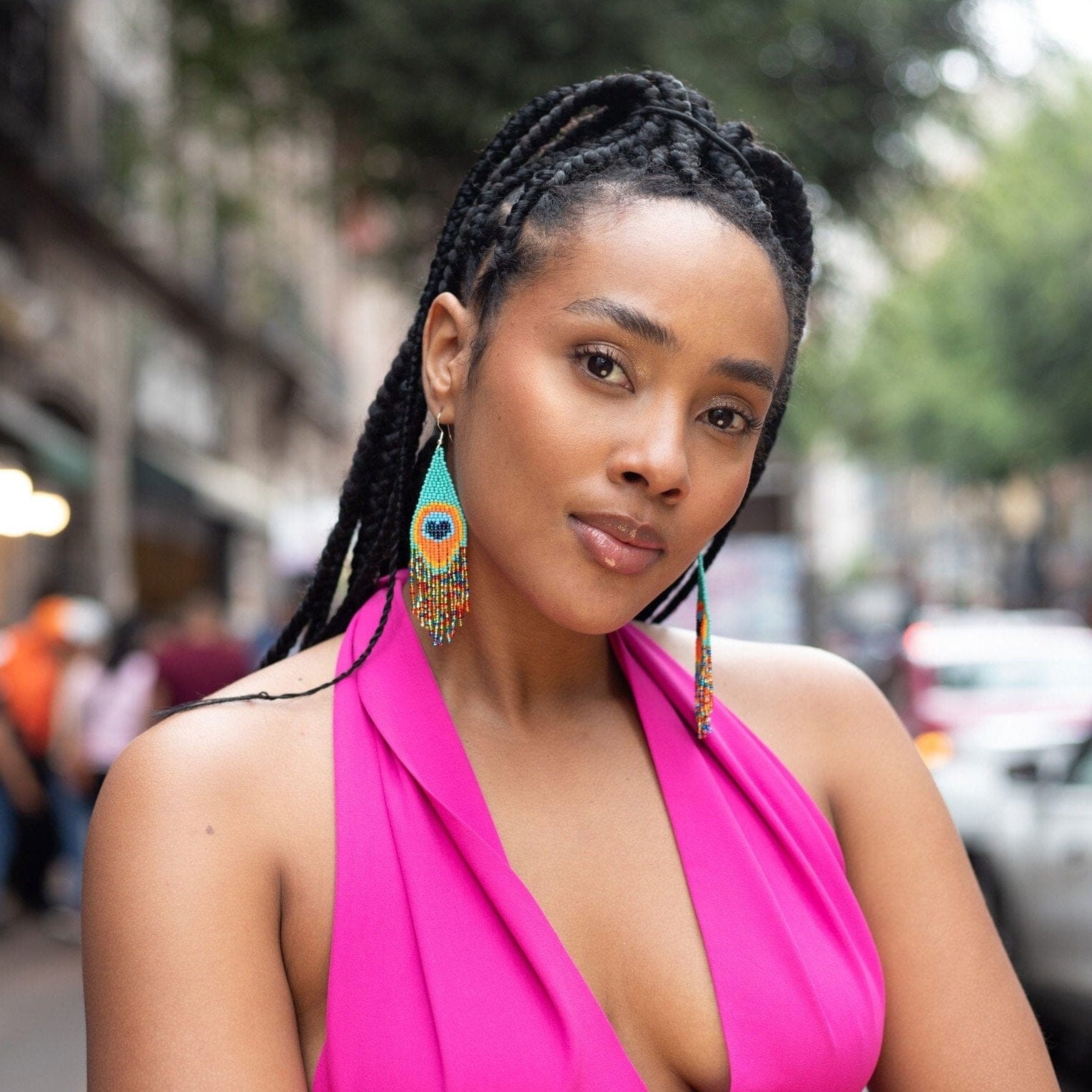 Pavo Real Earrings Mother Sierra