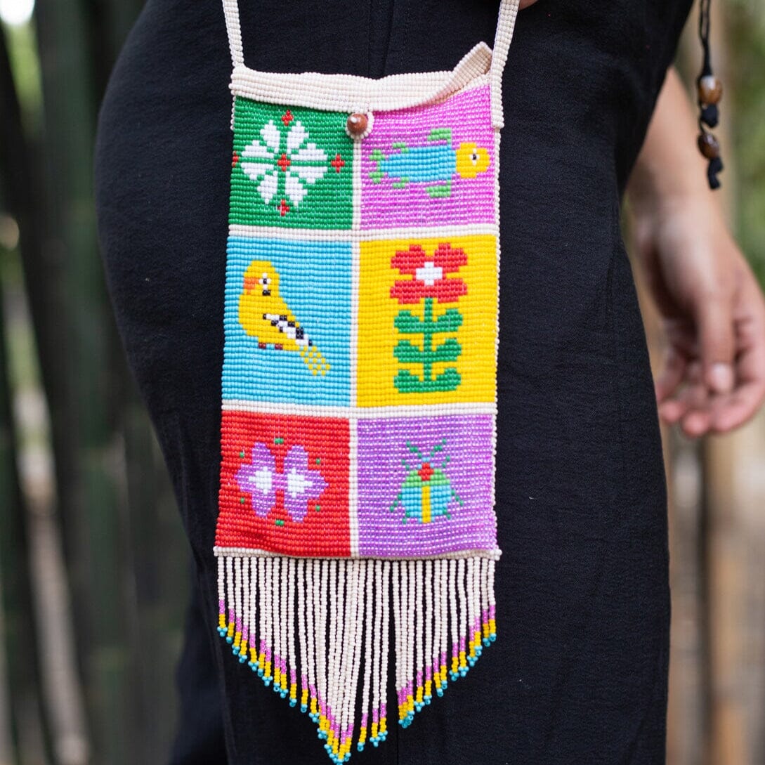Pequeña Beaded Purses Mother Sierra