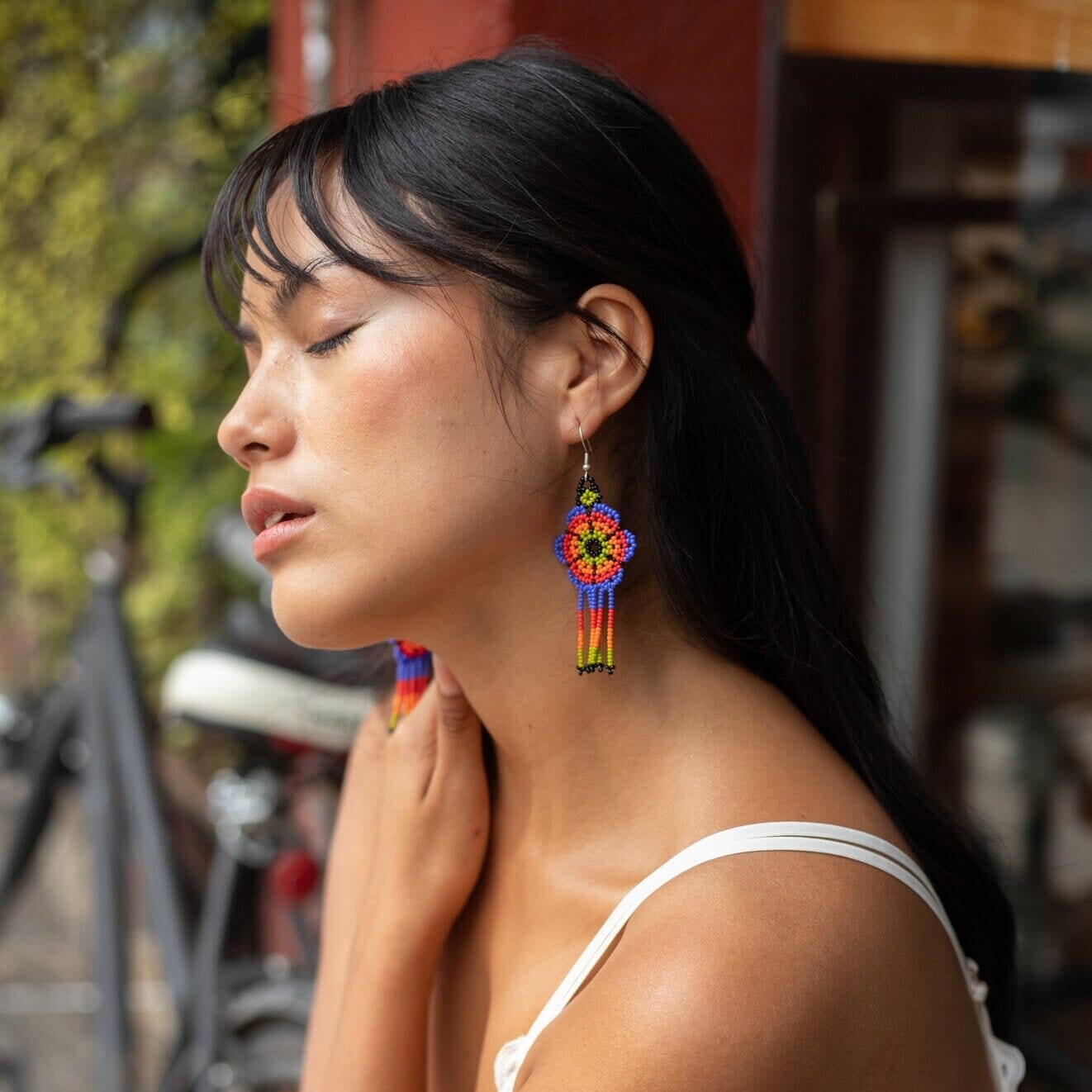 Peyote Earrings Mother Sierra