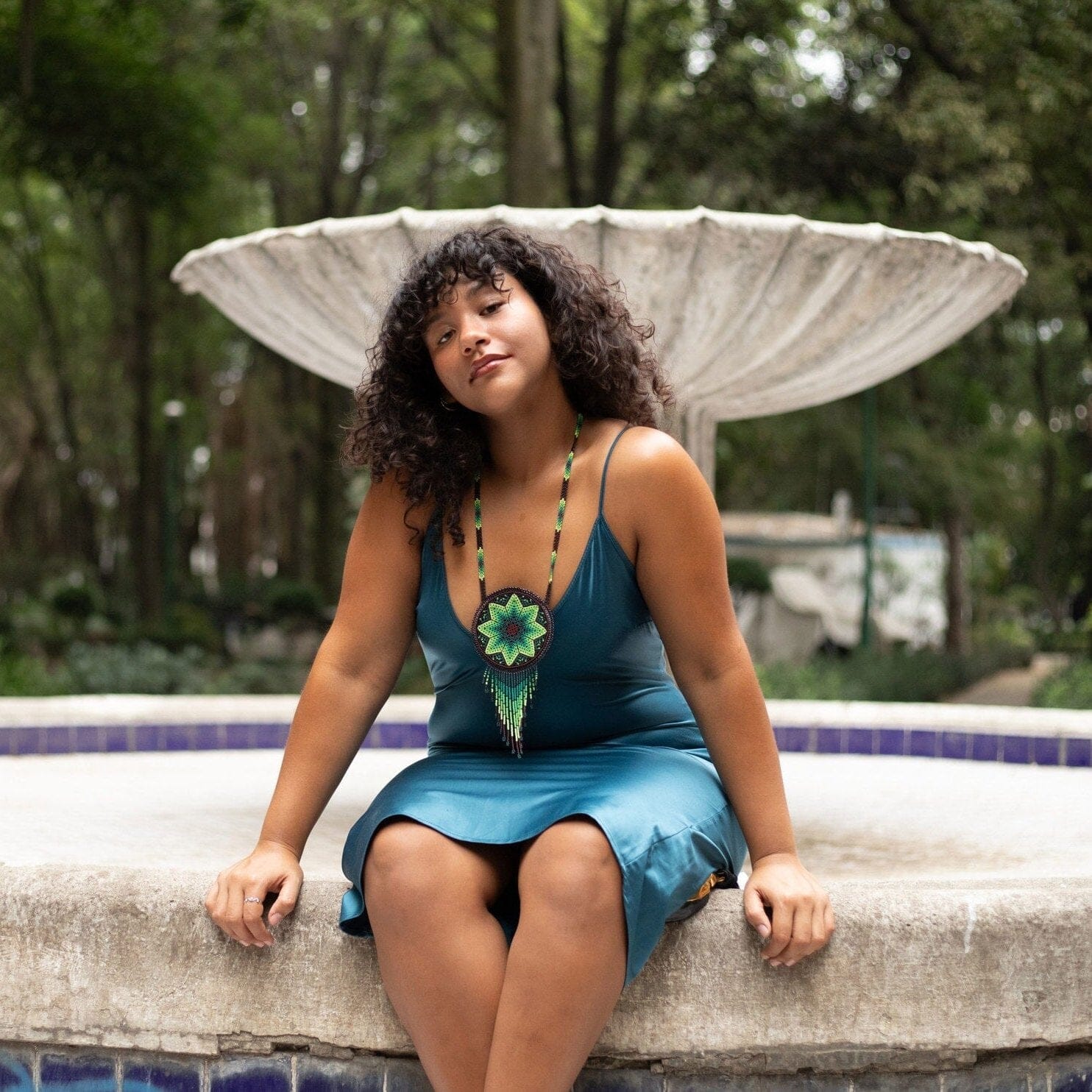 Peyote NecklaceBag Necklace Bag Mother Sierra