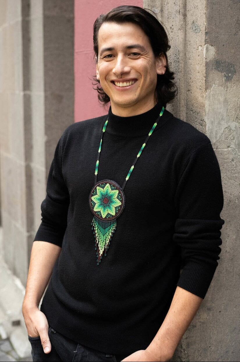 Peyote NecklaceBag Necklace Bag Mother Sierra