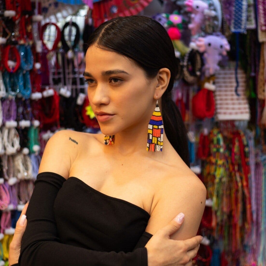 Piet Blocks Earrings Mother Sierra