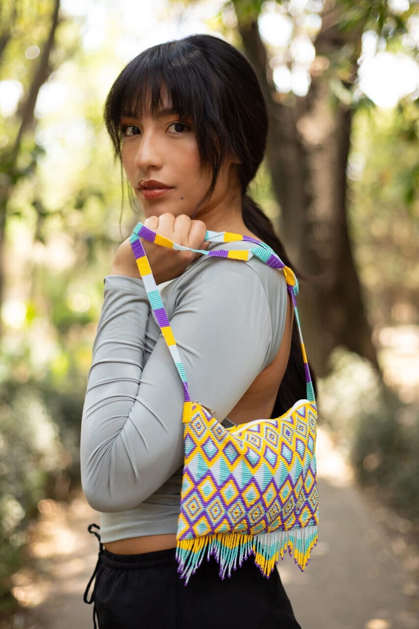 Purple Rain Beaded Purses Mother Sierra