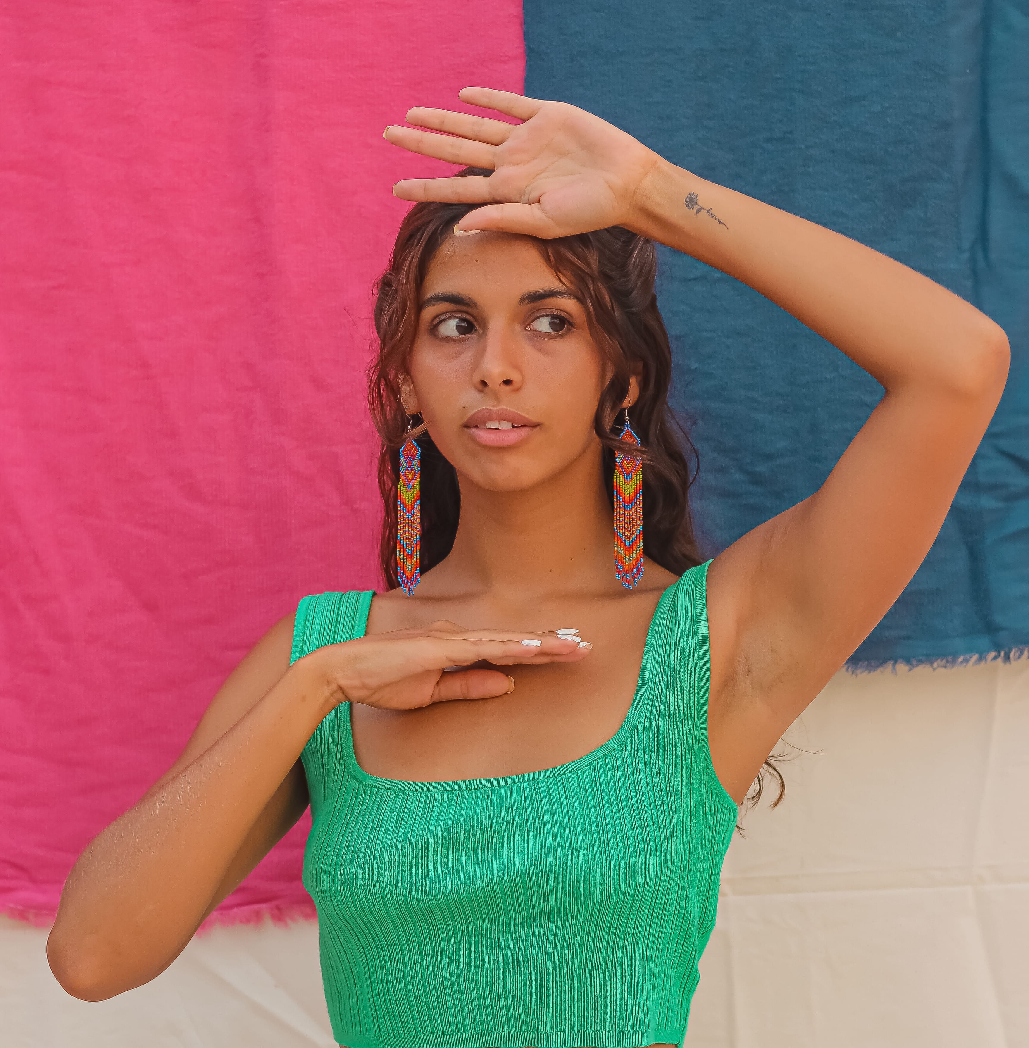 Quetzal Earrings Mother Sierra