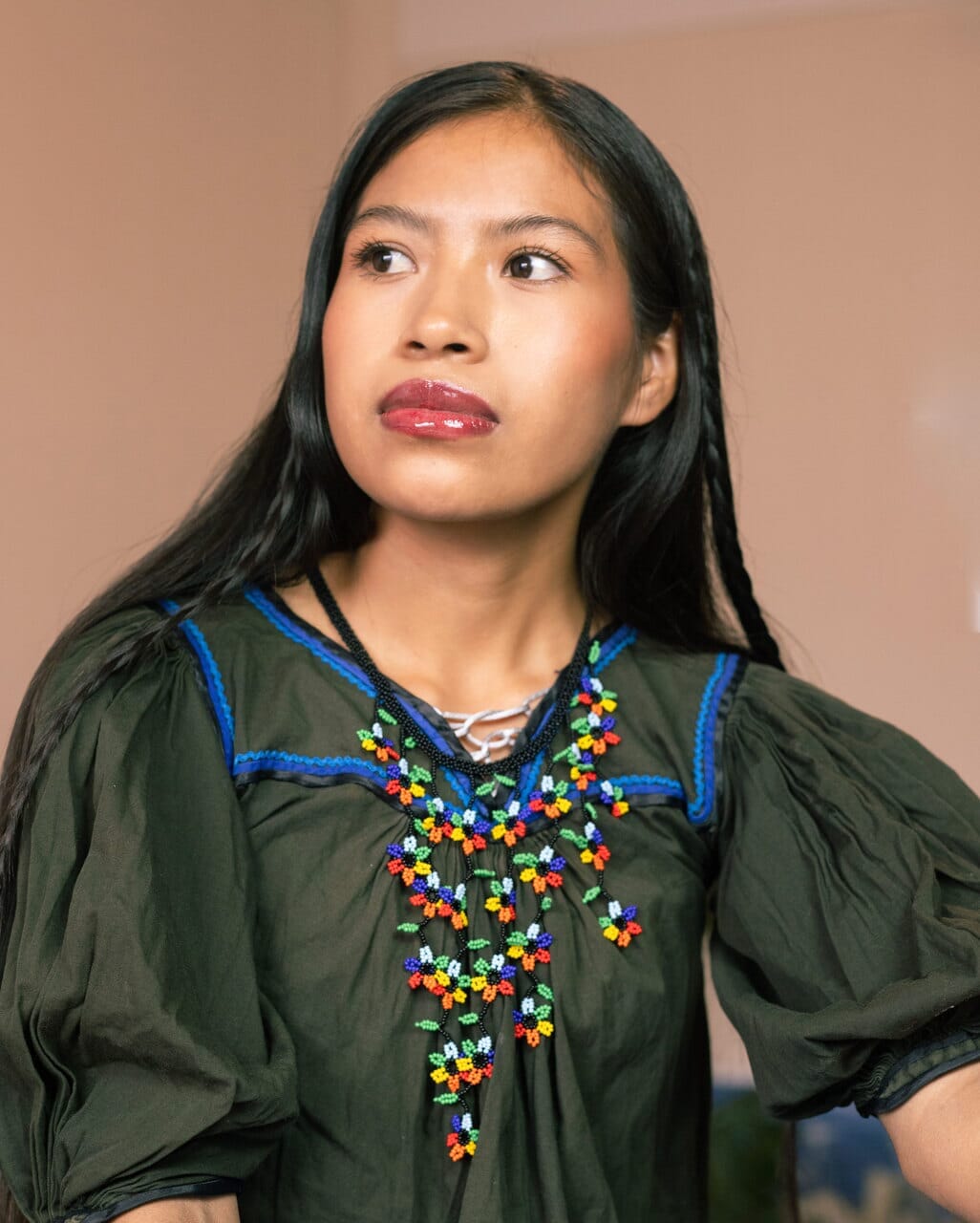 Rainbow Florecitas Necklaces Mother Sierra