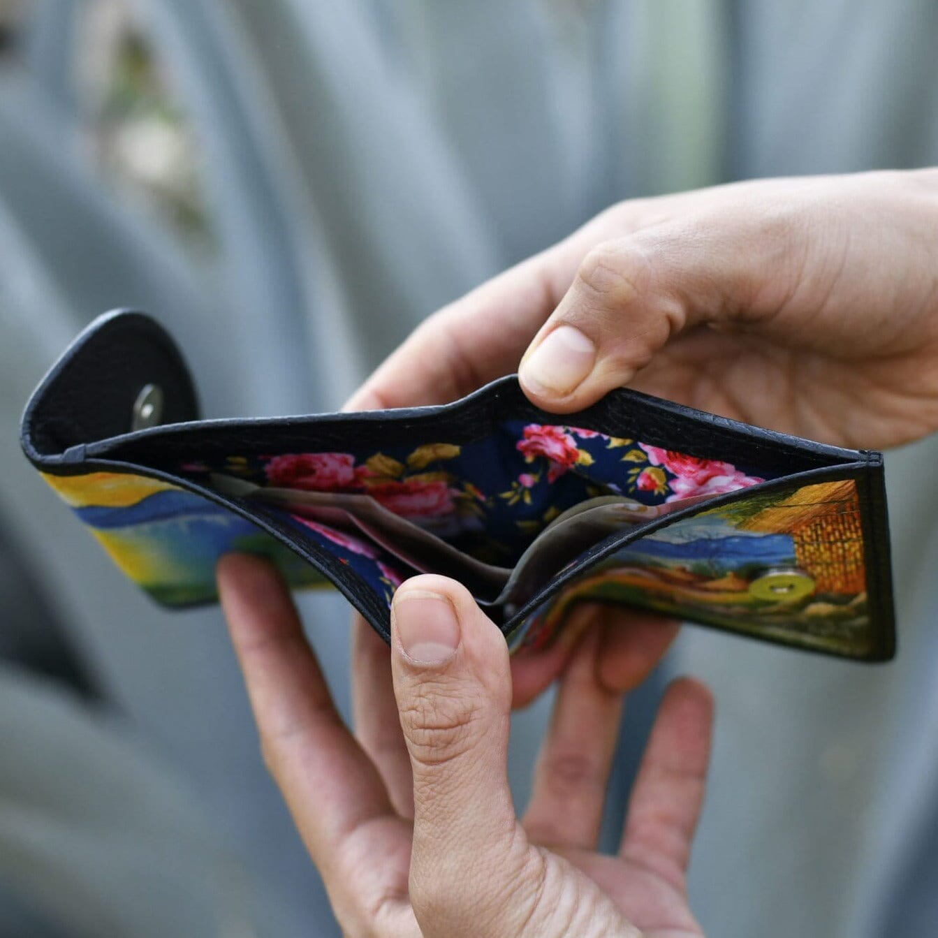 Reflections Leather Art Wallet Wallet Mother Sierra