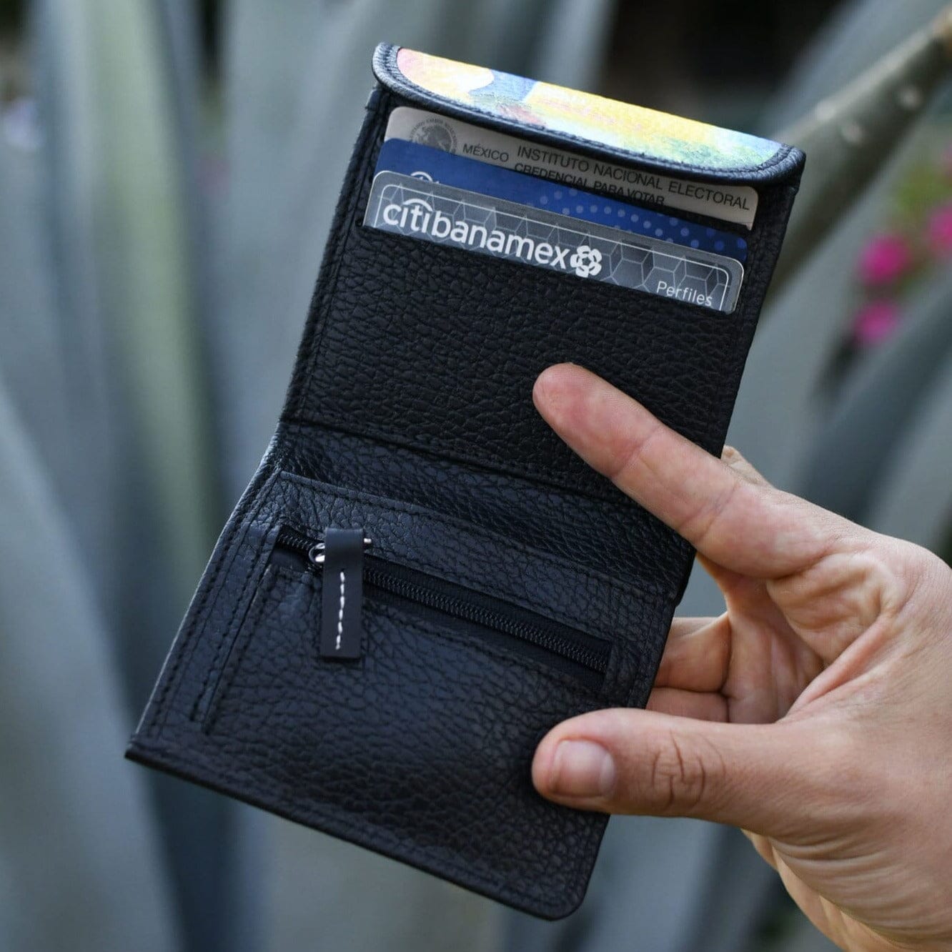 Reflections Leather Art Wallet Wallet Mother Sierra