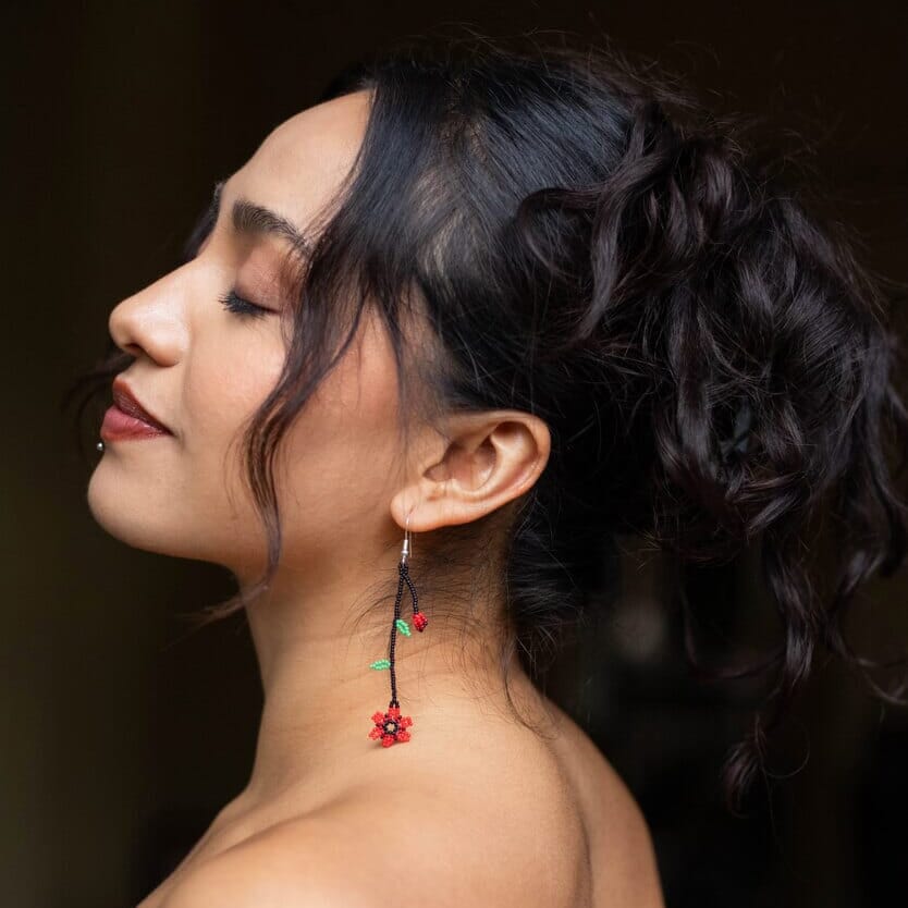 Rose Bud Earrings Earrings Mother Sierra