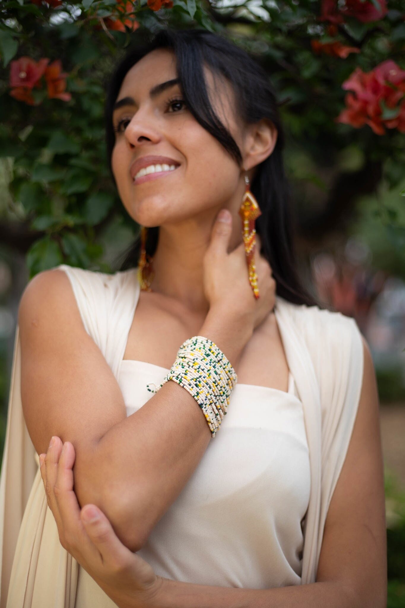 Detailed beaded Sandy Beach bracelet Mother Sierra