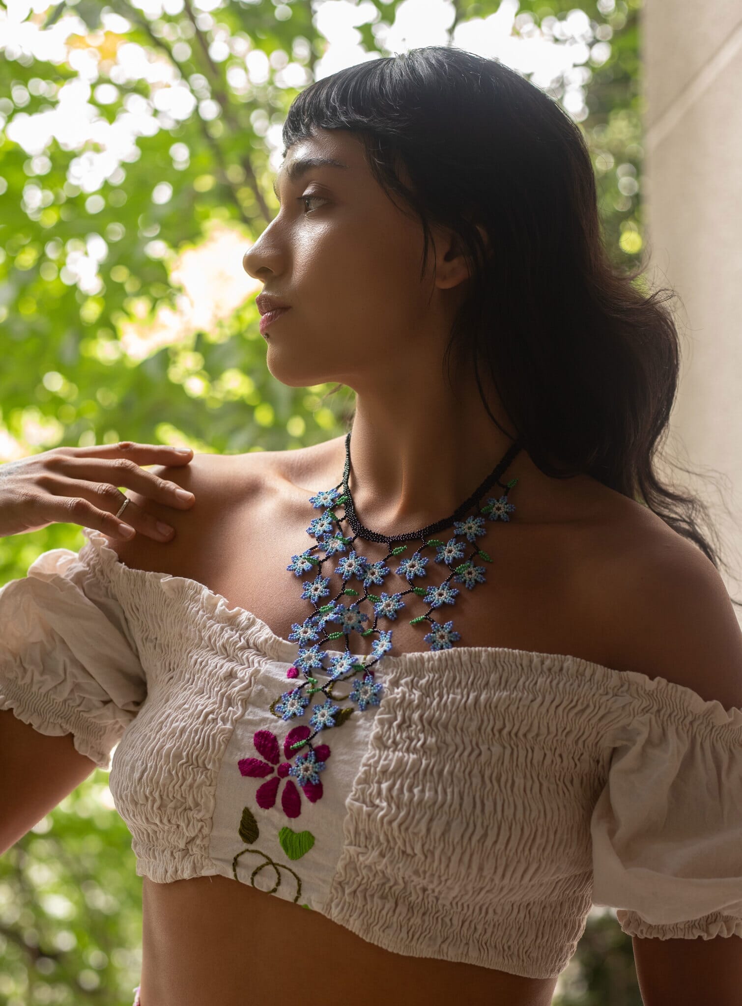 Sea Of Galilee Florecitas Handmade Beaded Necklaces Mother Sierra