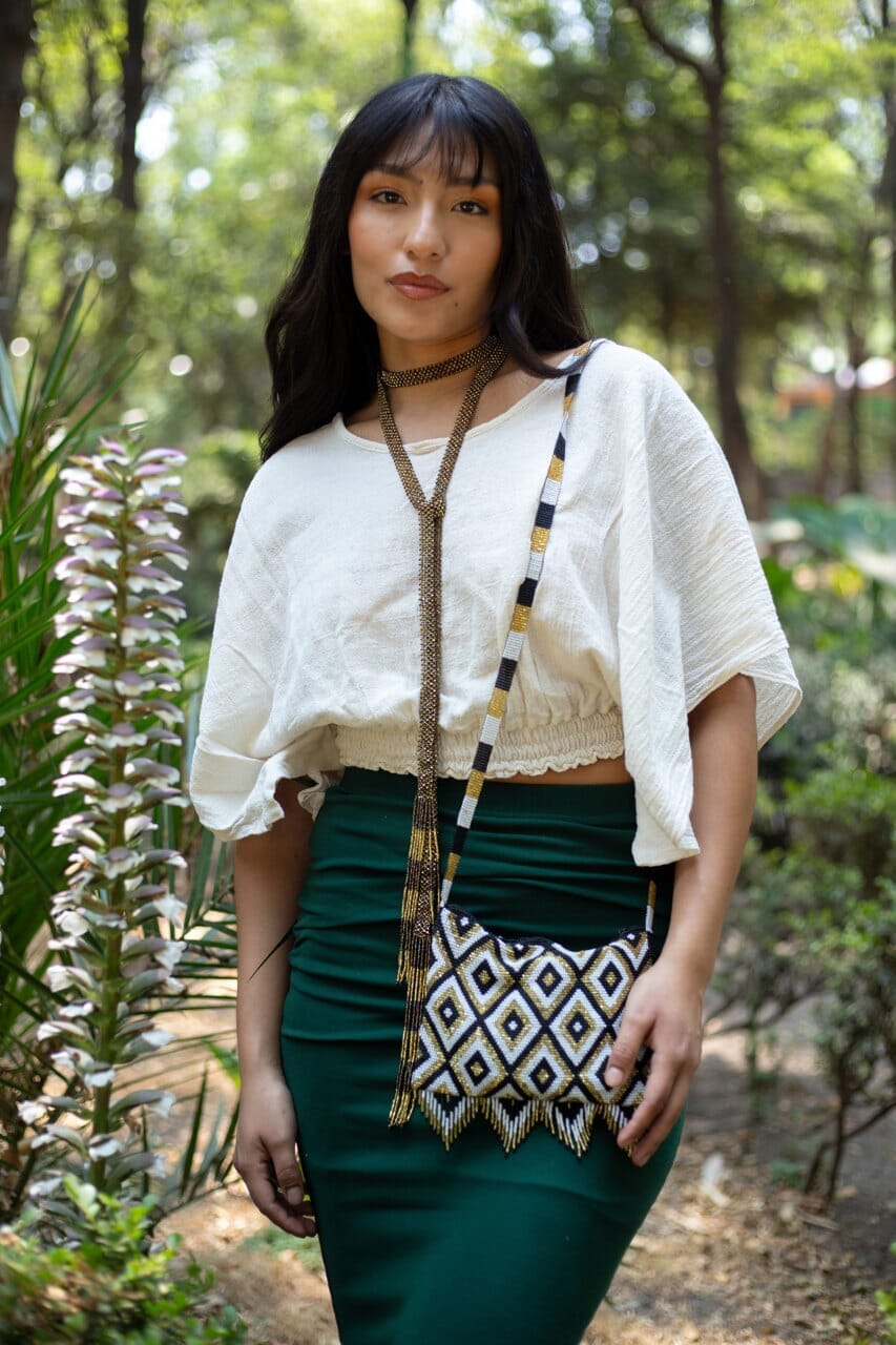 Smokey Topaz Beaded Purses Mother Sierra