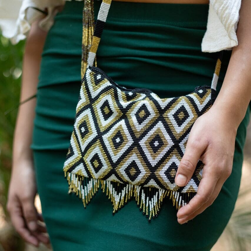 Smokey Topaz Beaded Purses Mother Sierra