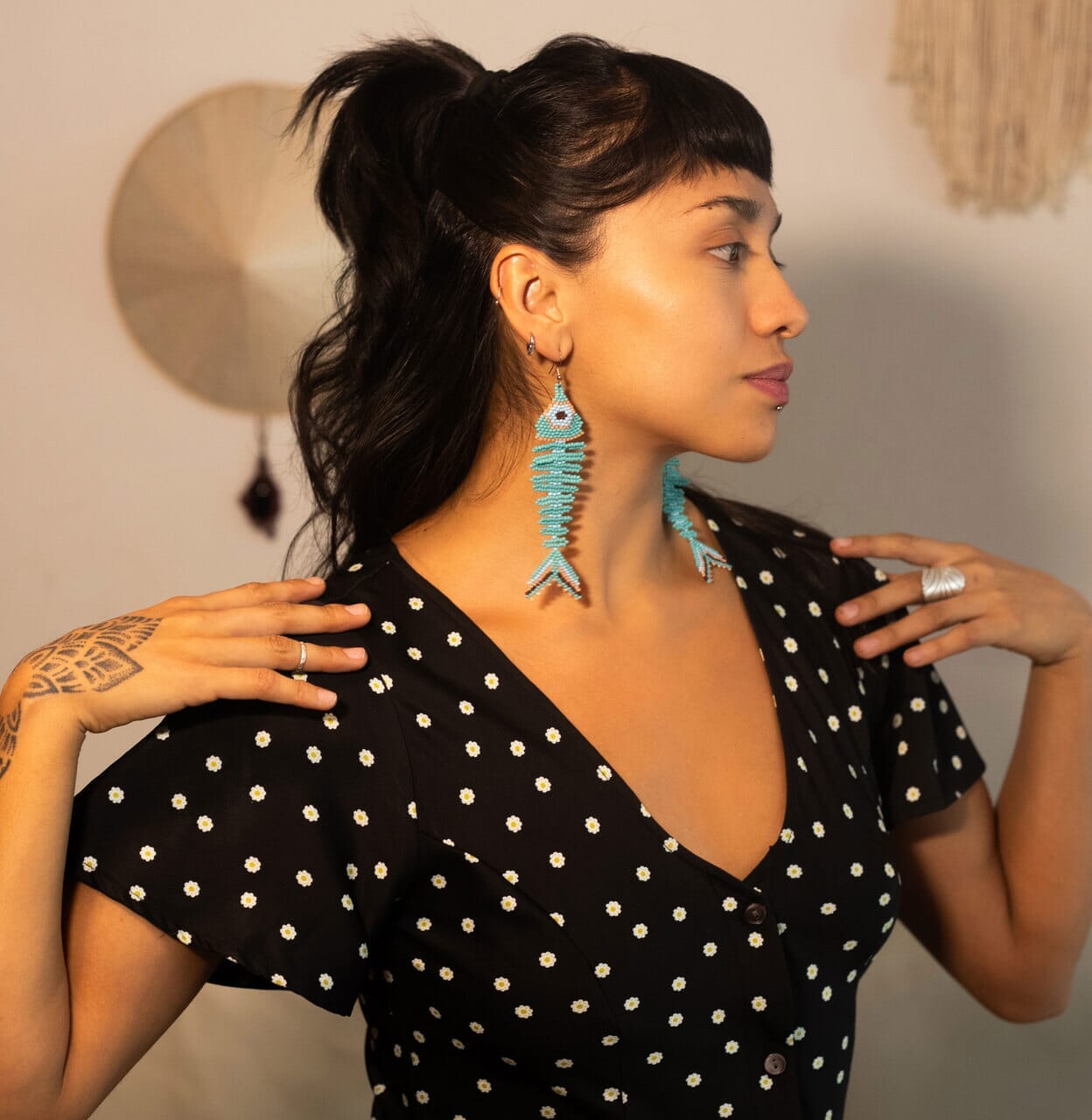 Tetra Earrings Mother Sierra