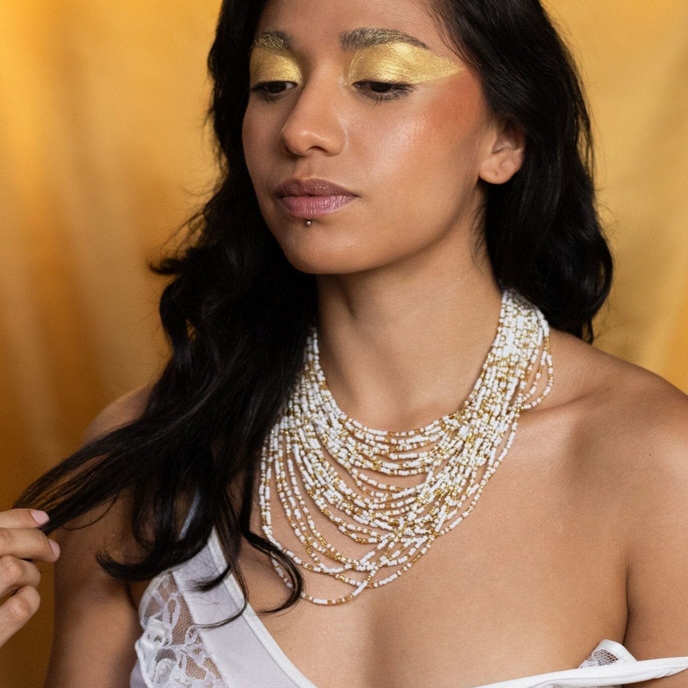 Vanilla Nugget Necklaces Mother Sierra