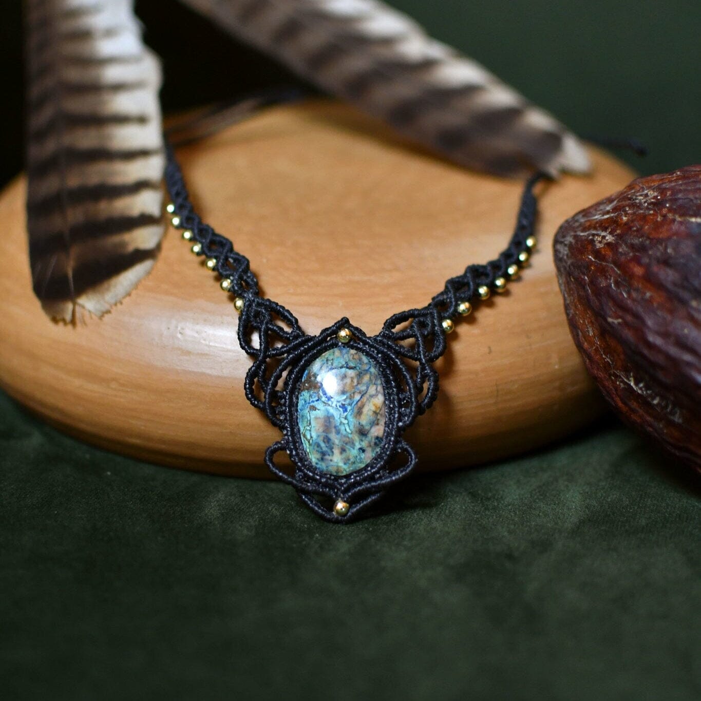 Verona Macrame Choker Necklaces Mother Sierra