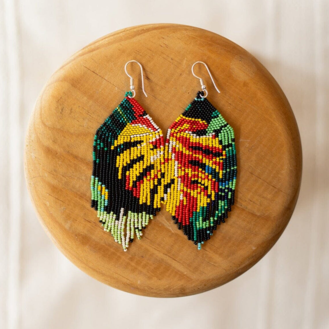 Yellow Palm Earrings Mother Sierra